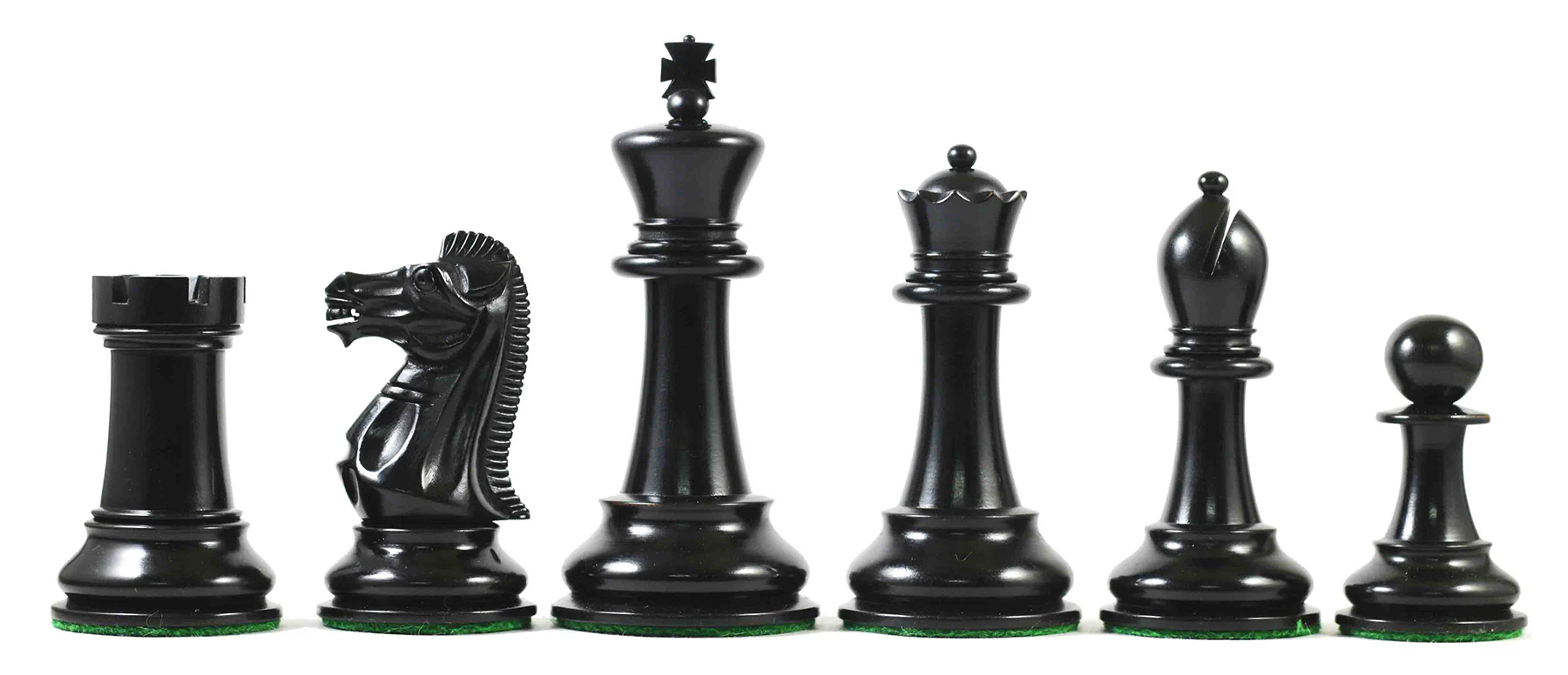 17th Olympiad Havanna 1966 Circa Reproduction 3.78" Staunton Chessmen Antiqued/Ebonised Boxwood - Image 14
