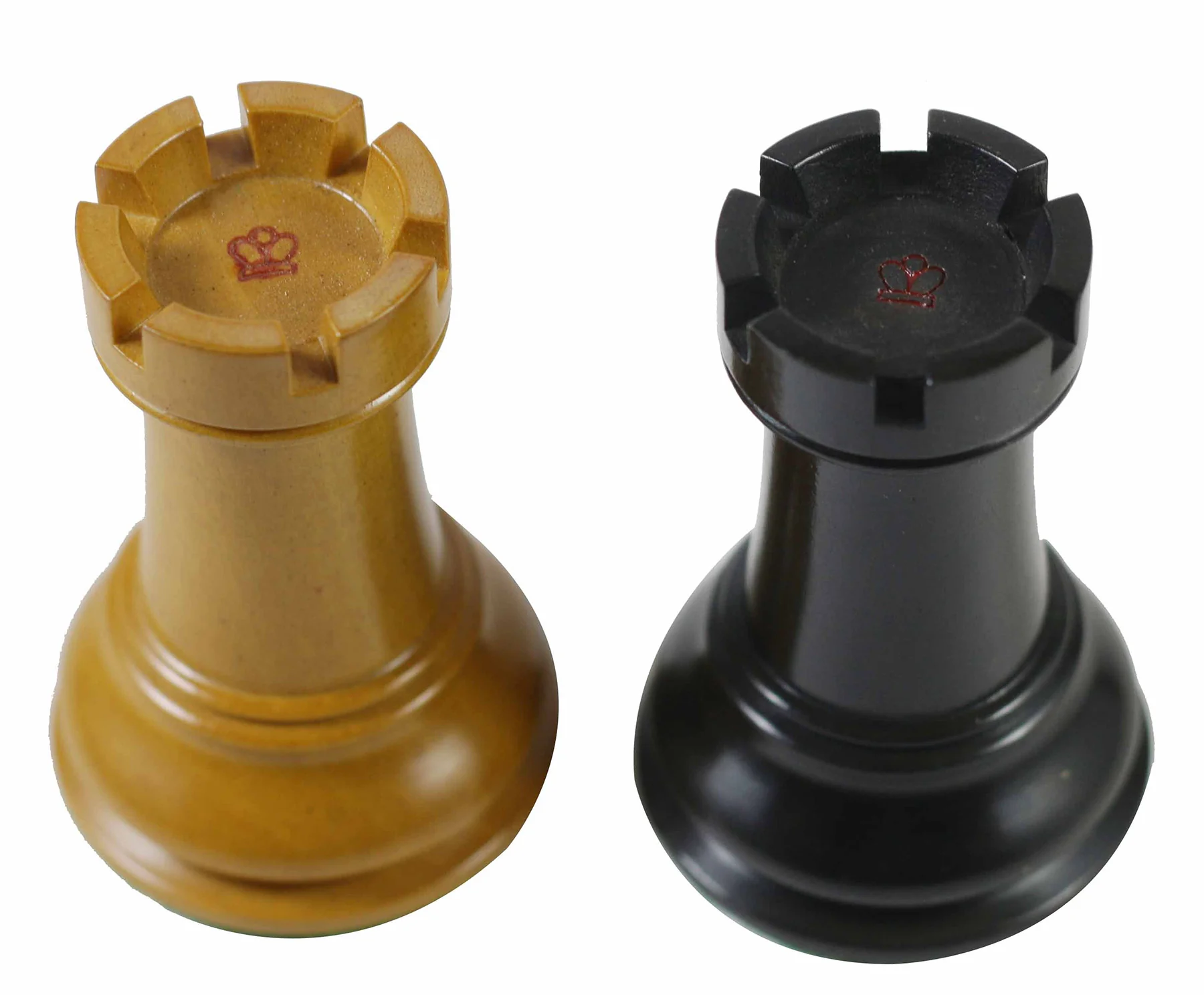 17th Olympiad Havanna 1966 Circa Reproduction 3.78" Staunton Chessmen Antiqued/Ebonised Boxwood - Image 3