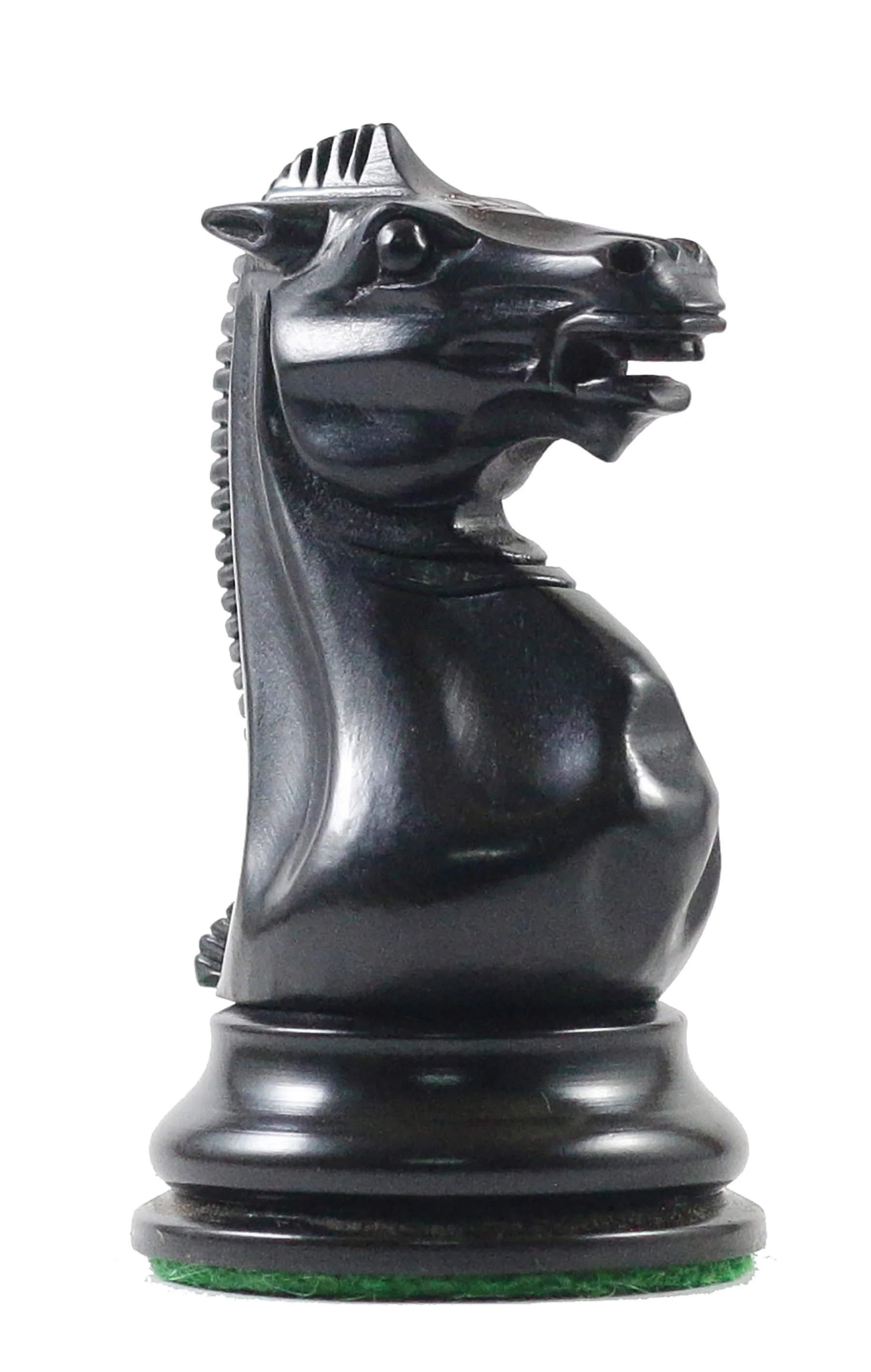 Anderson 1855-60 Reproduction 4.4" Staunton Chessmen in Antiqued Boxwood & Ebony - Image 8