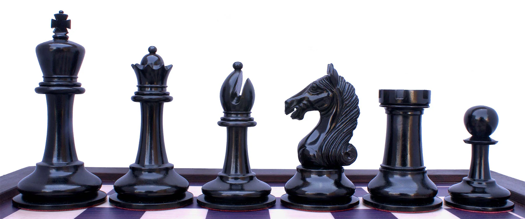 Warrior Series 4" Premium Staunton Chess Set in Ebony and Antiqued Box Wood - Image 12