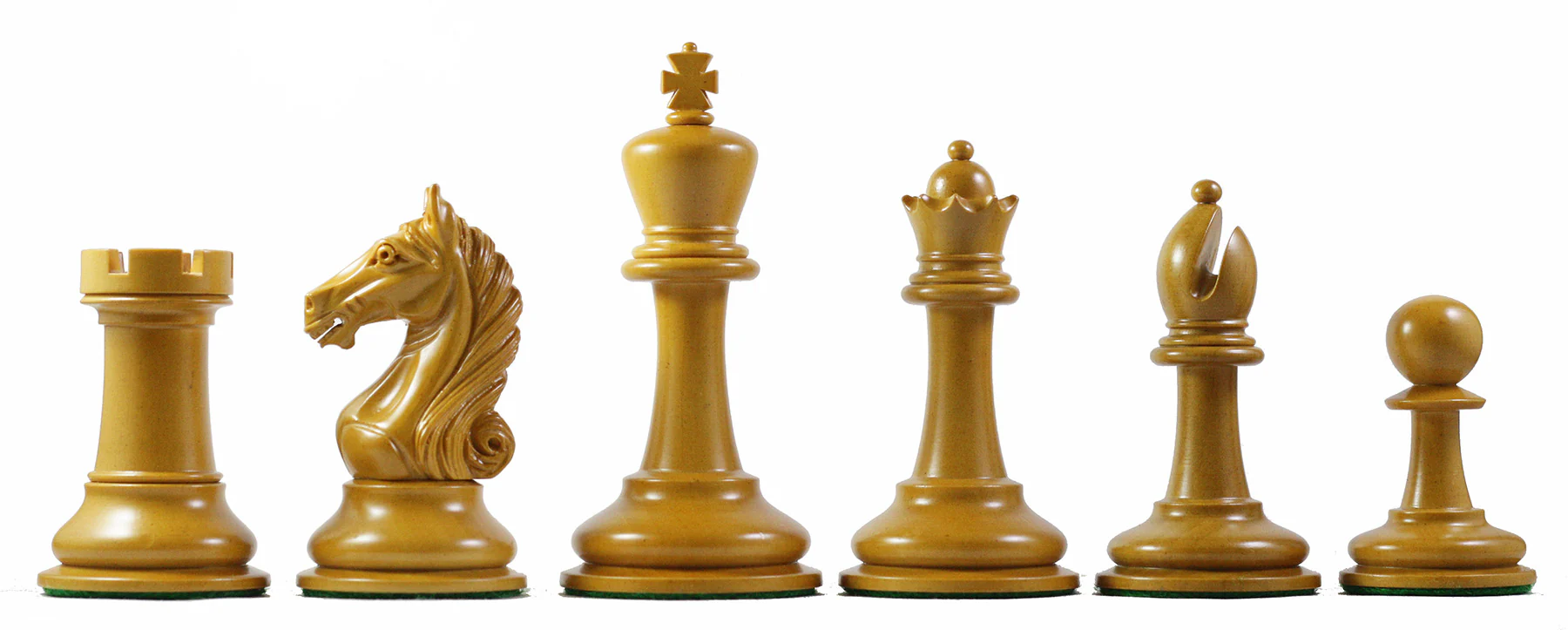 Warrior Series 4" Premium Staunton Chess Set in Ebony and Antiqued Box Wood - Image 7