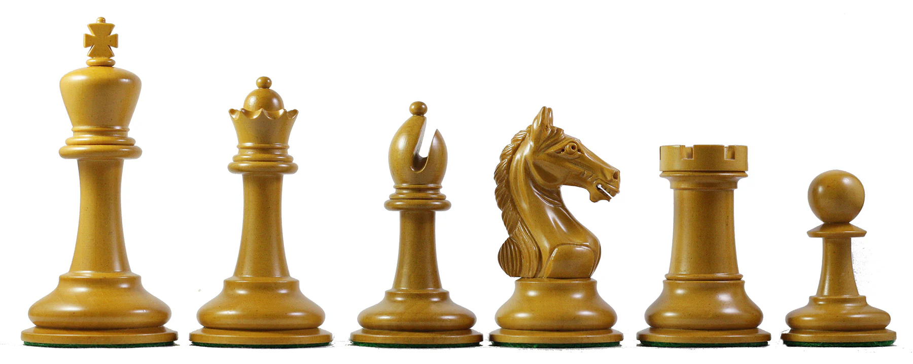 Warrior Series 4" Premium Staunton Chess Set in Ebony and Antiqued Box Wood - Image 8