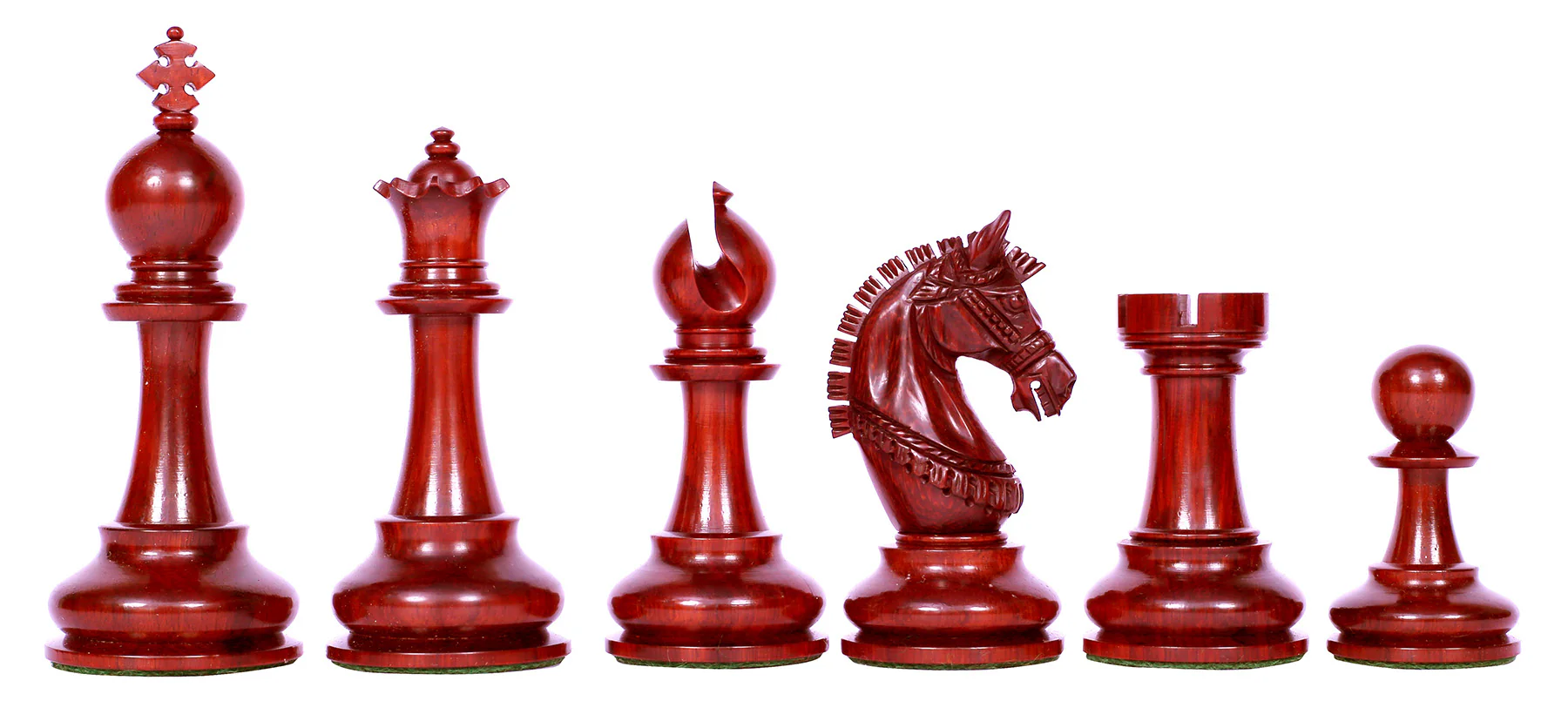 Aristocrat Series 4.1" Premium Staunton Chess Set in Padouk wood - Image 3