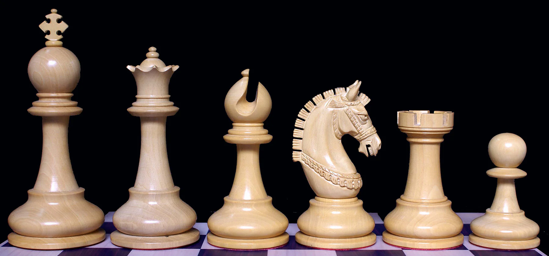 Aristocrat Series 4.1" Premium Staunton Chess Set in Padouk wood - Image 4