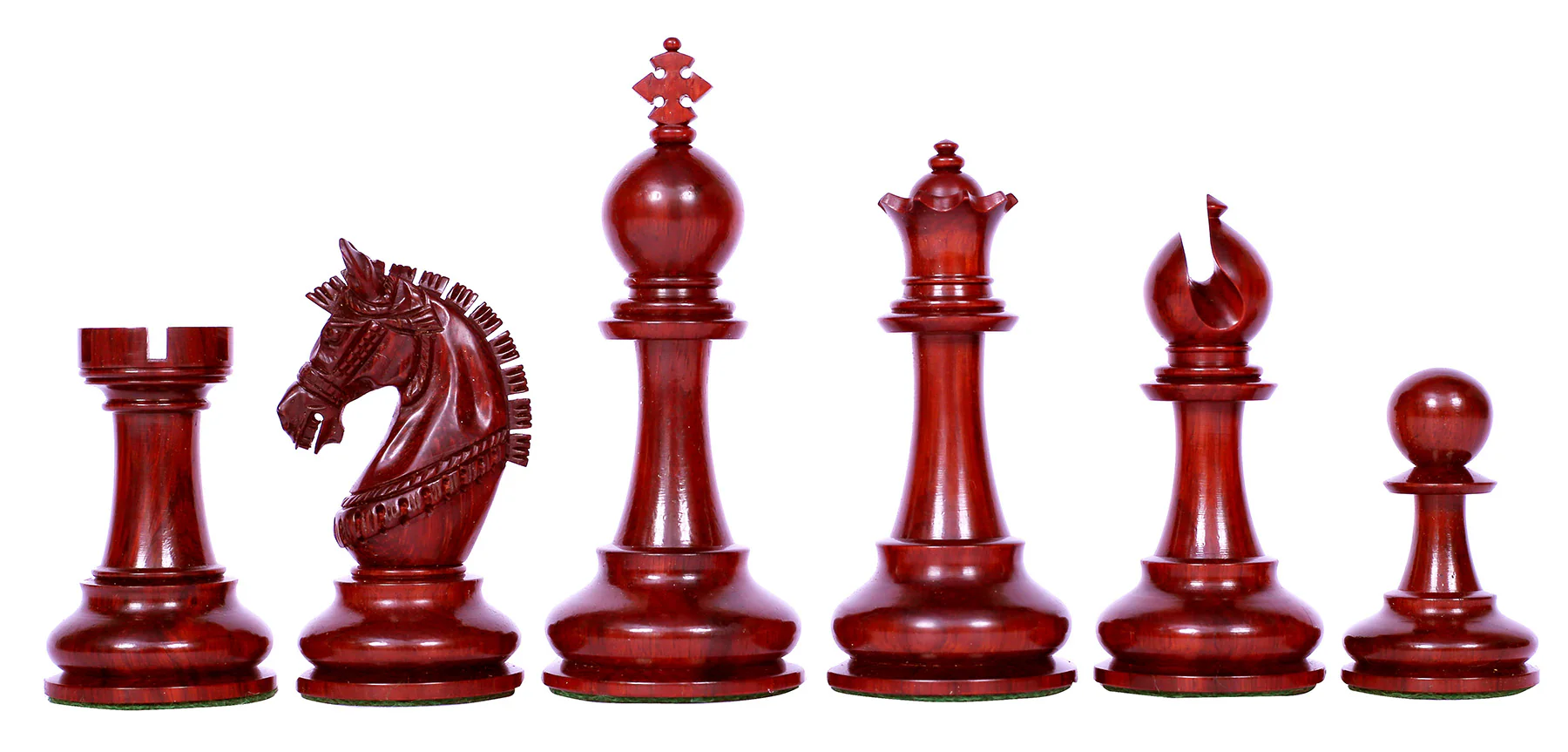 Aristocrat Series 4.1" Premium Staunton Chess Set in Padouk wood - Image 6