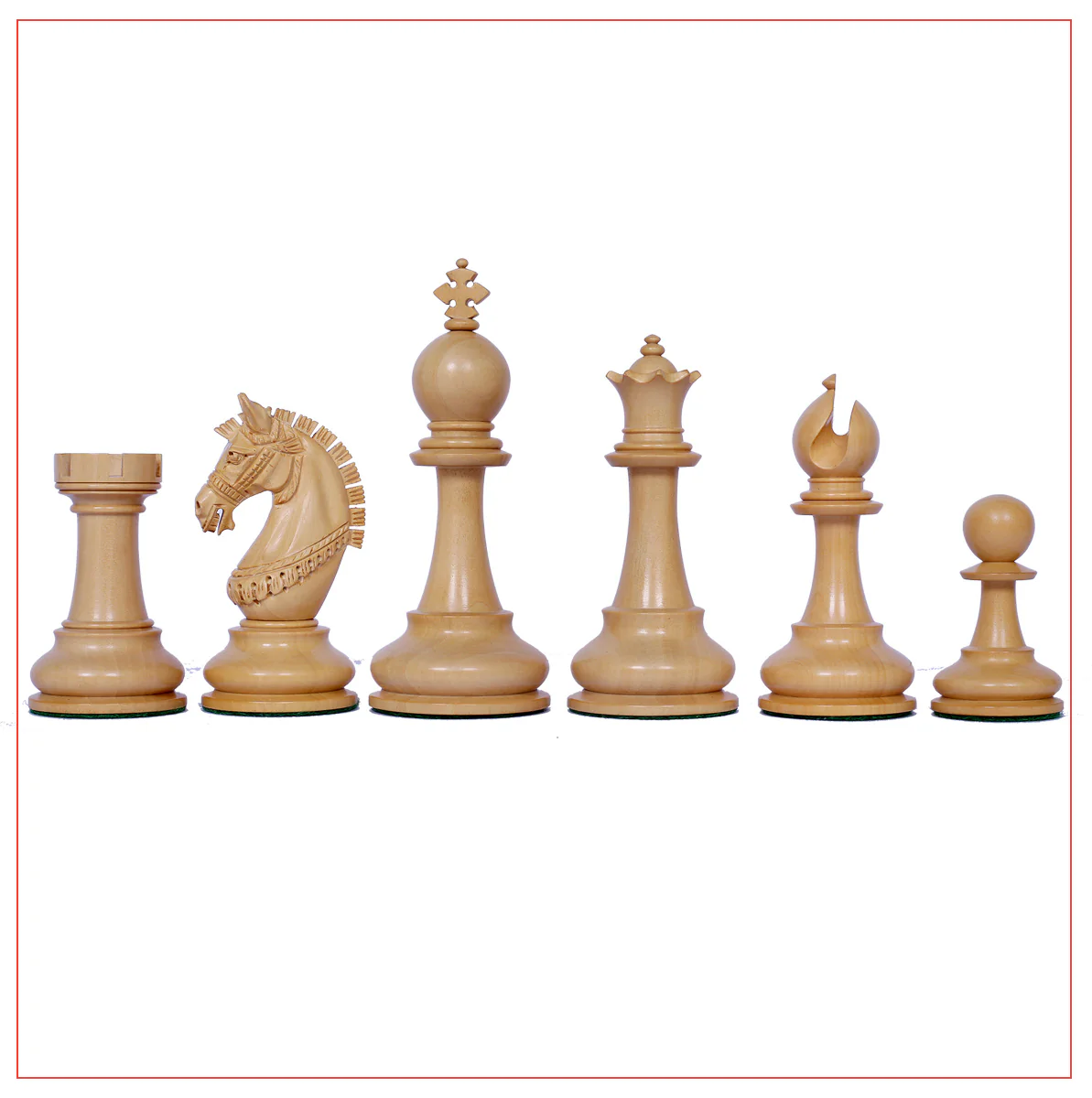 Aristocrat Series Padouk Wood Chess Set - Image 9