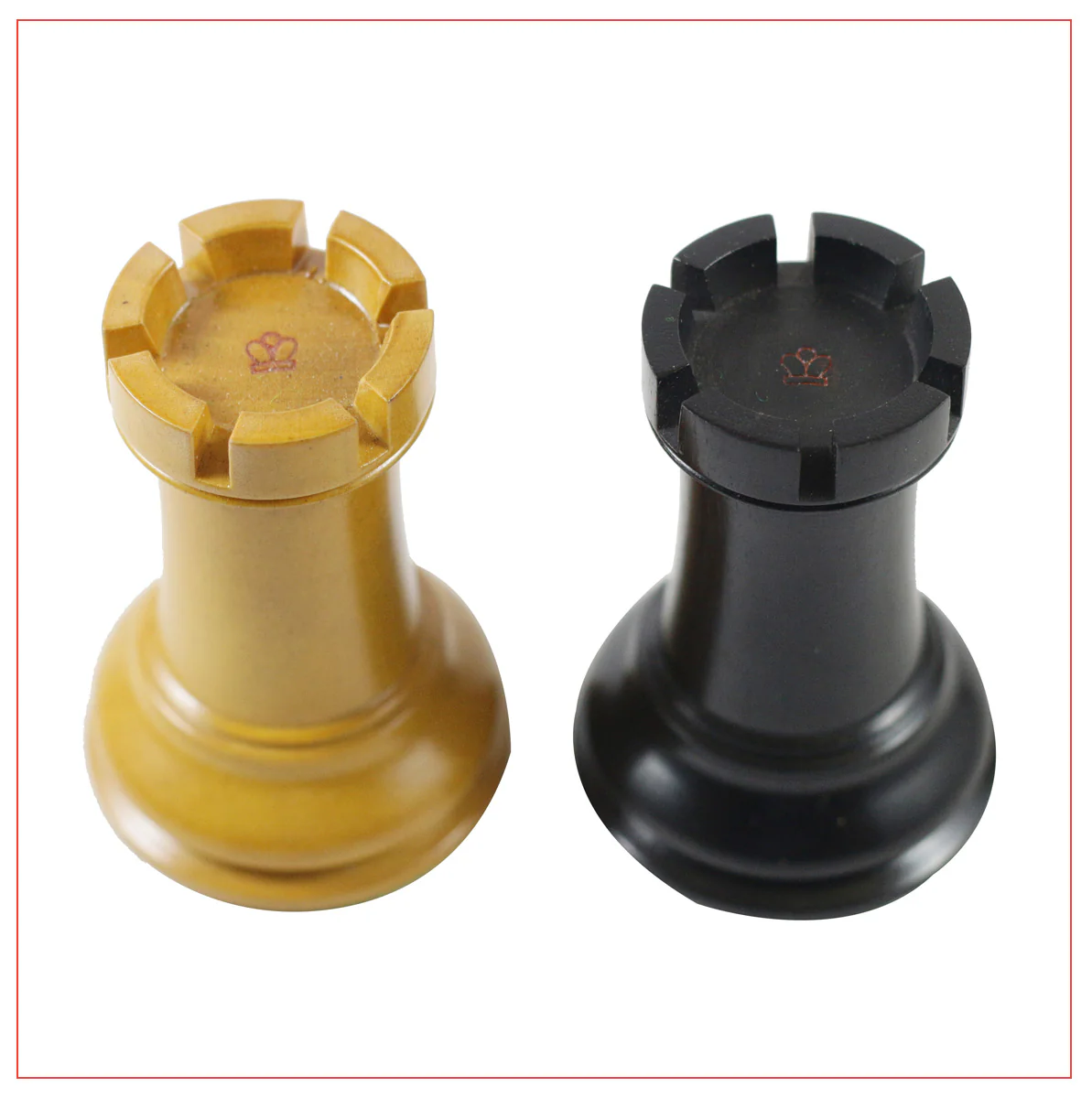 B & Company Reproduction 4.4" Staunton Ebony/Boxwood Chess Set - Image 6