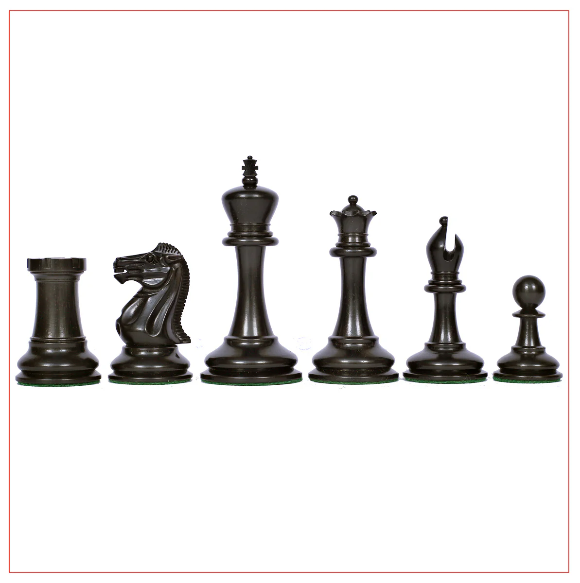 Championship Series 3.5" Ebony Staunton Chess Set - Image 9