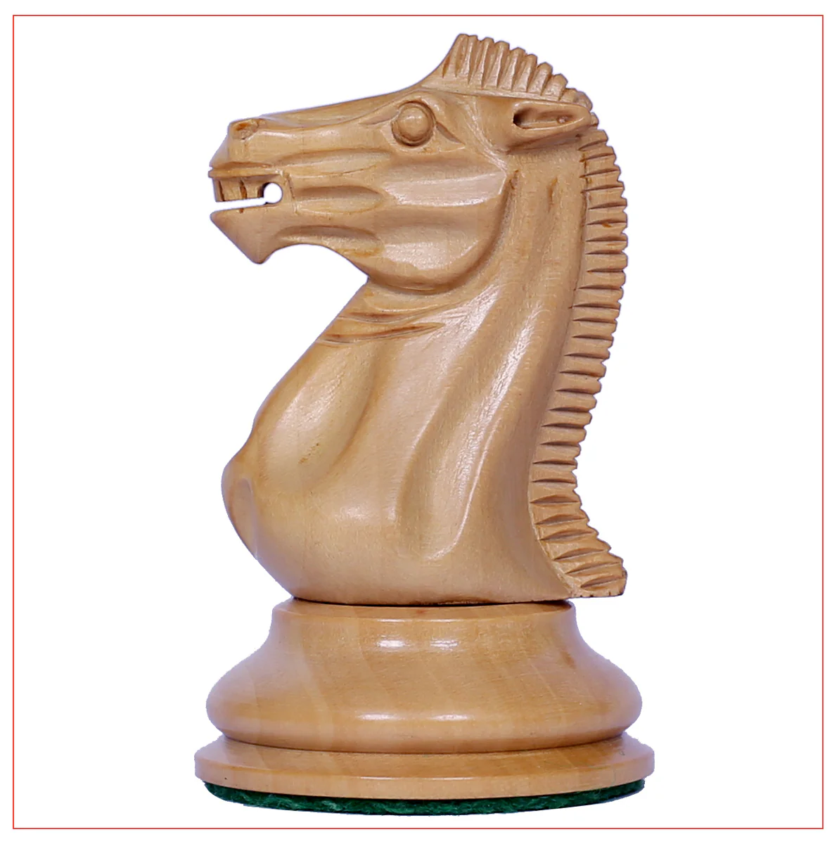 Howard Staunton Series 3.5" Ebony Wood Staunton Chess Pieces - Image 4