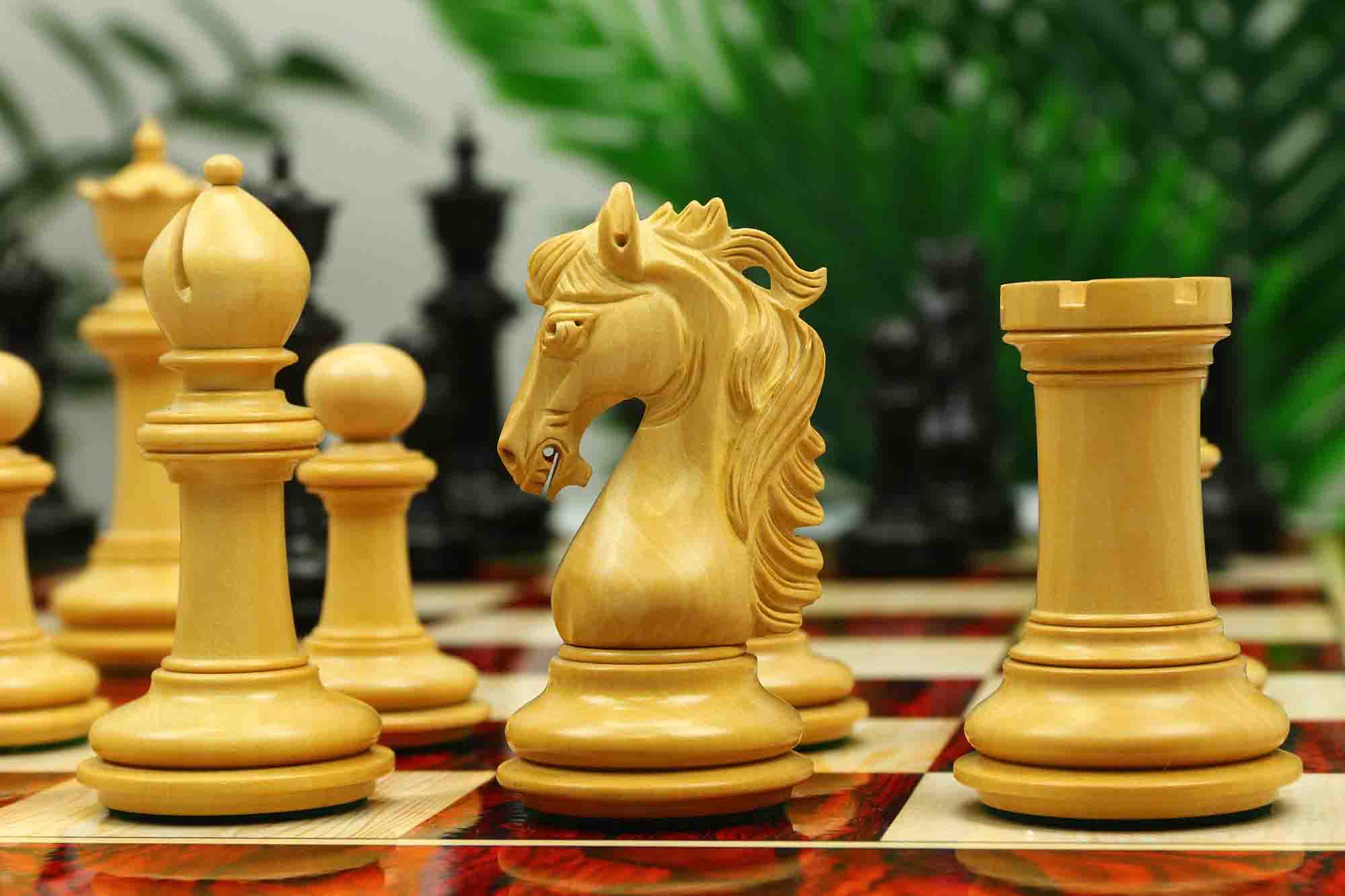 Danum Series 4.4" Premium Staunton Chess Set in Ebony Wood - Image 13