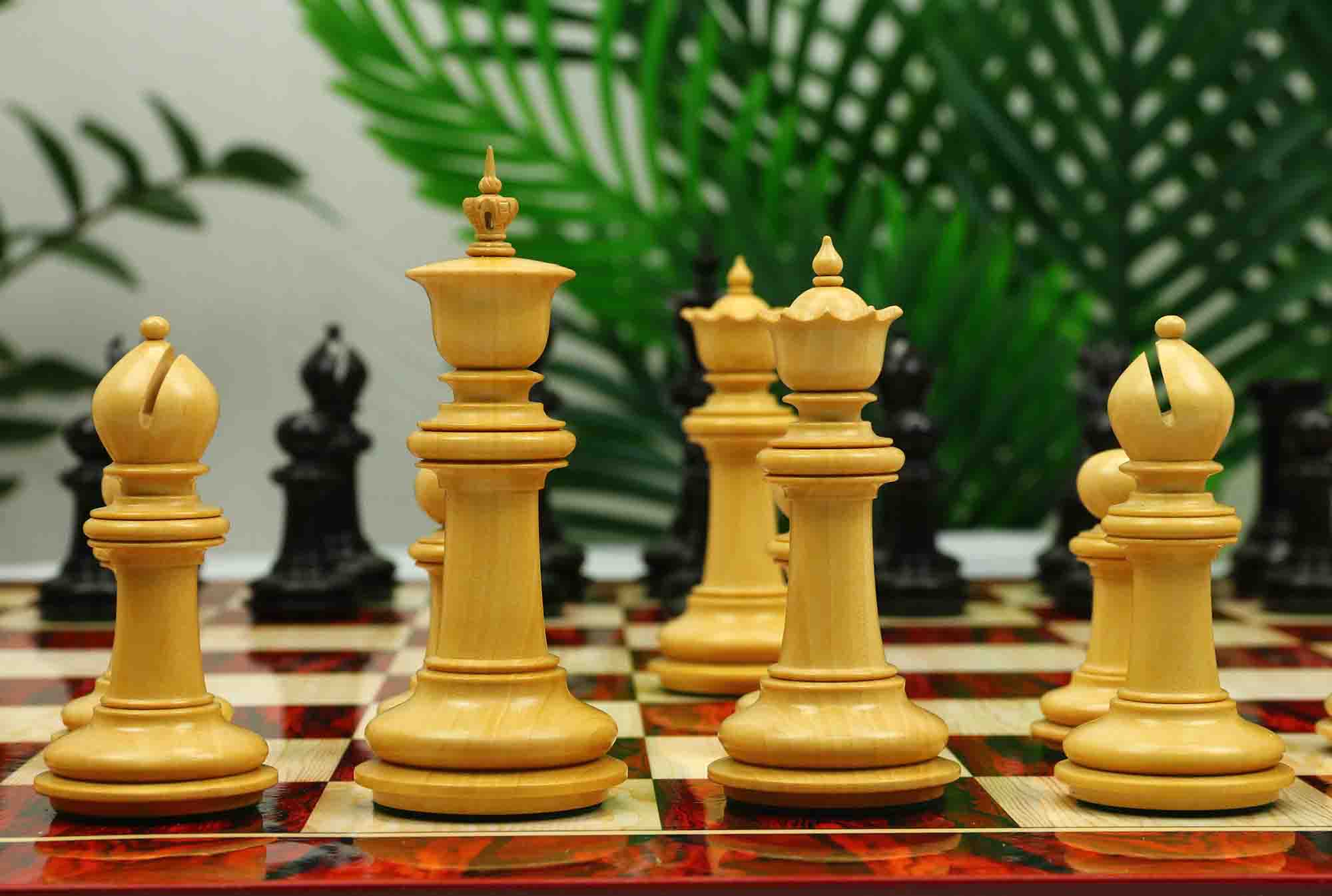 Danum Series 4.4" Premium Staunton Chess Set in Ebony Wood - Image 22