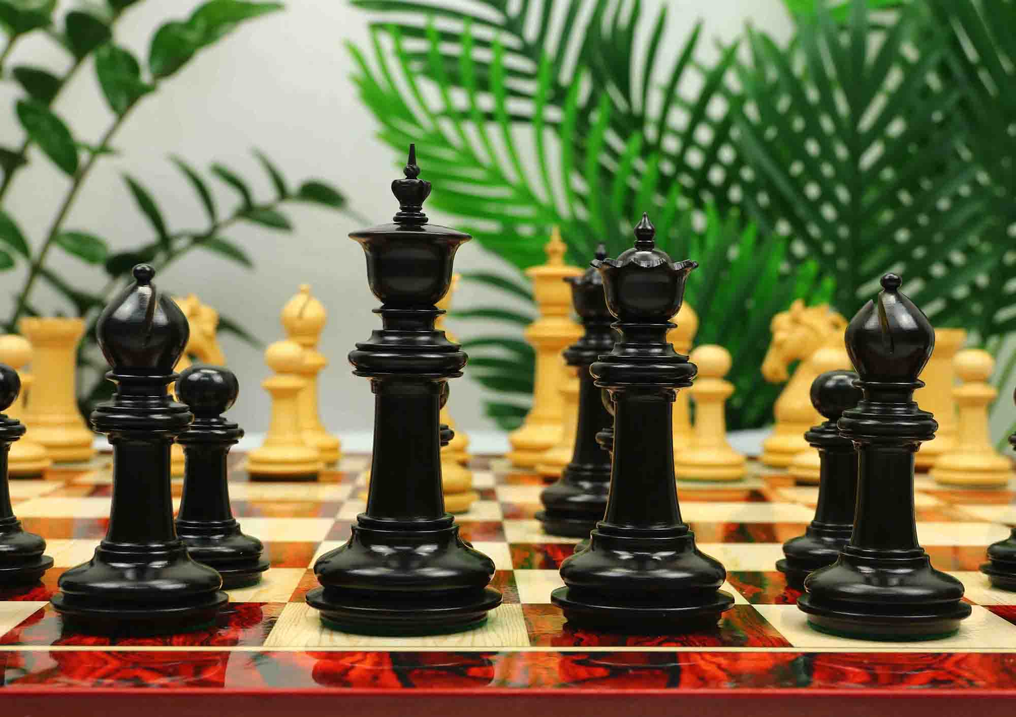 Danum Series 4.4" Premium Staunton Chess Set in Ebony Wood - Image 23
