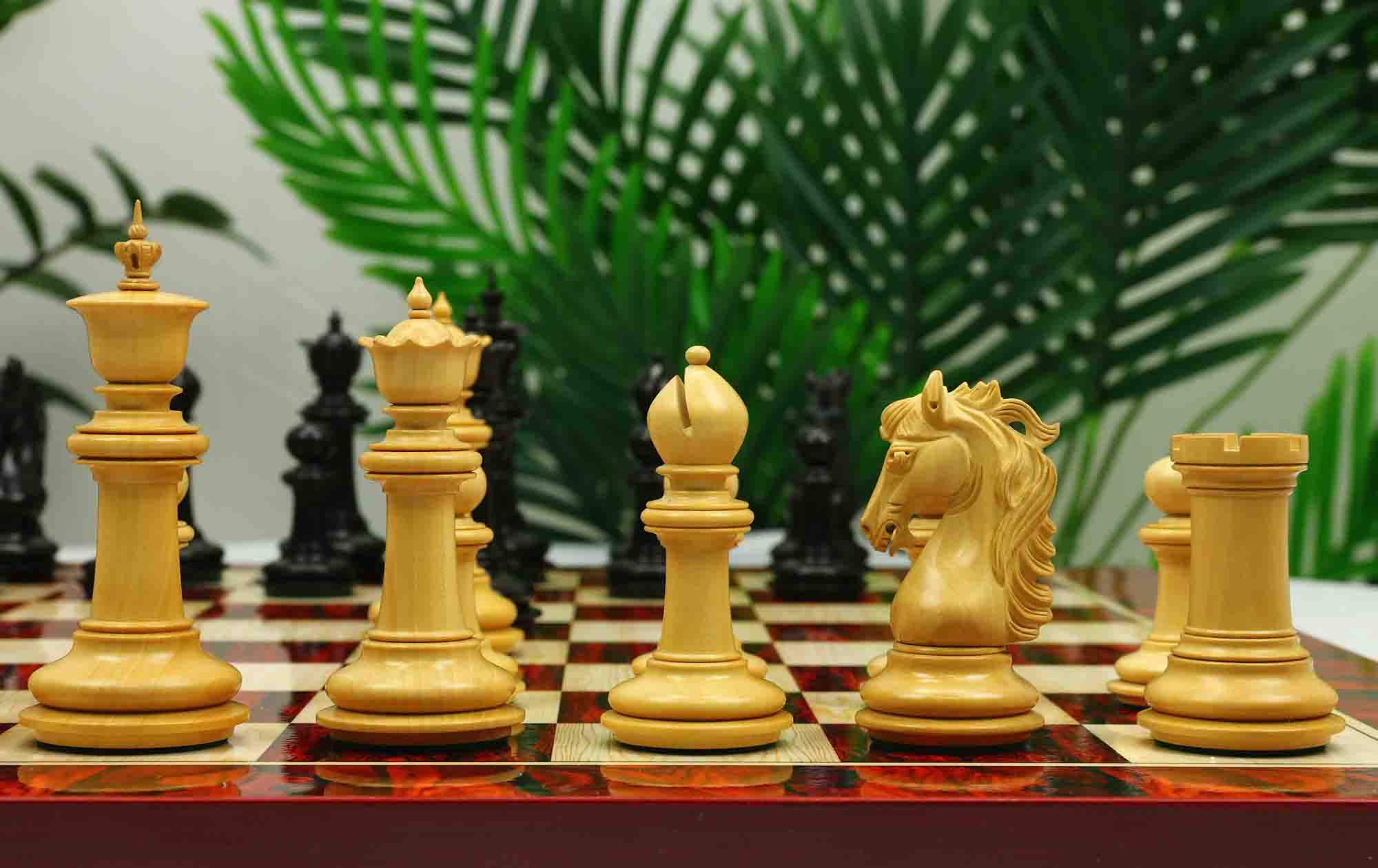 Danum Series 4.4" Premium Staunton Chess Set in Ebony Wood - Image 24