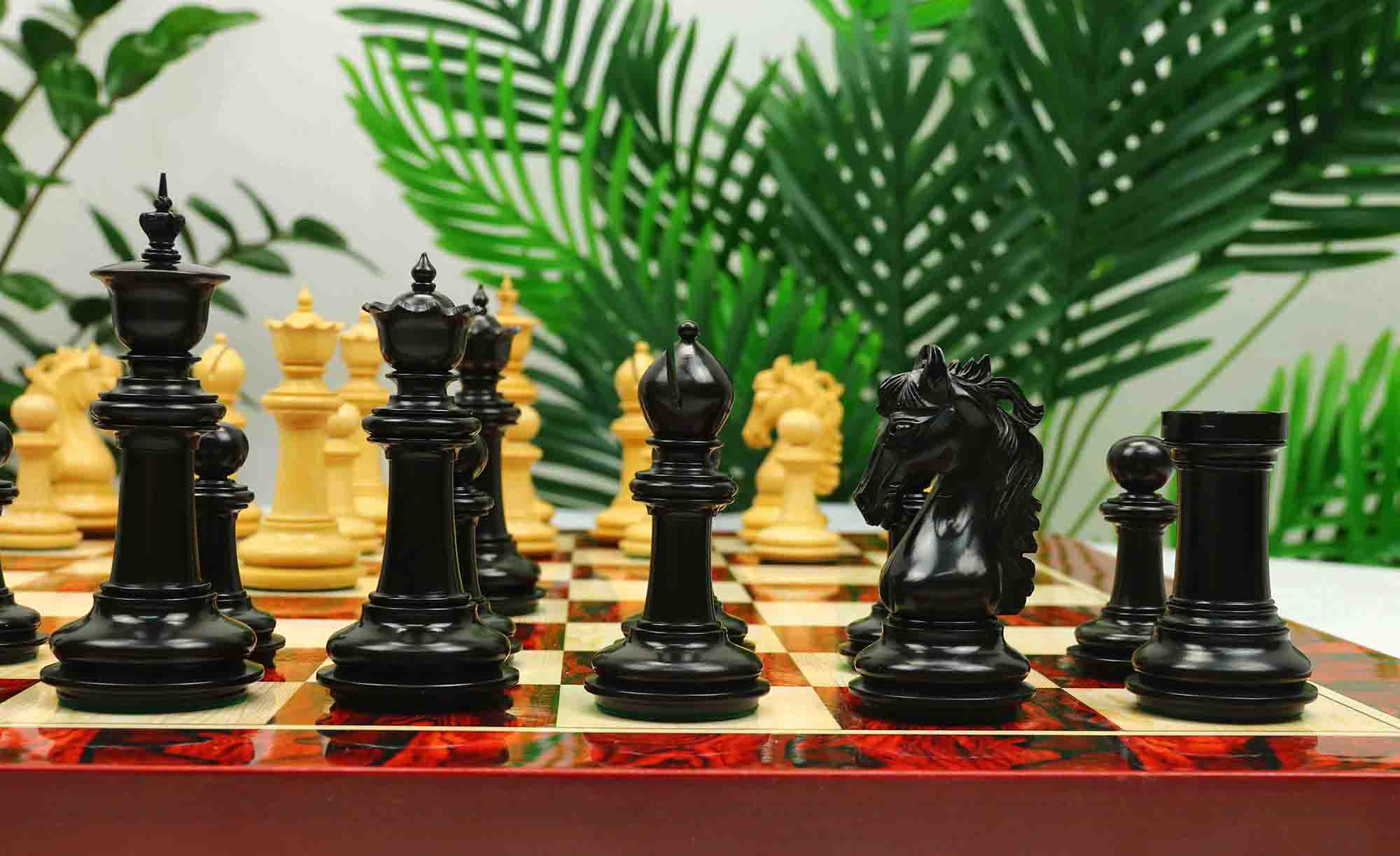 Danum Series 4.4" Premium Staunton Chess Set in Ebony Wood - Image 25