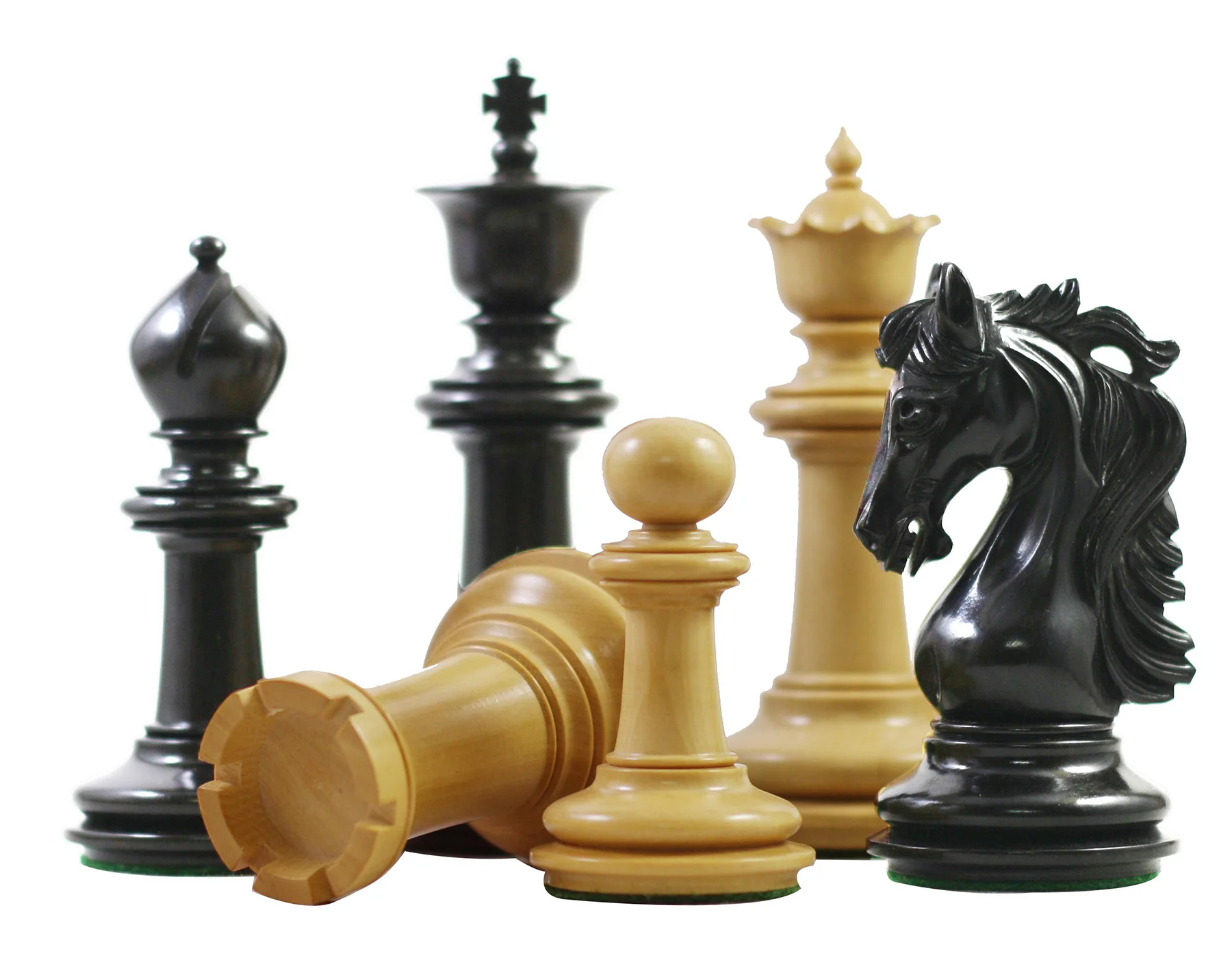 Danum Series 4.4" Premium Staunton Chess Set in Ebony Wood - Image 27