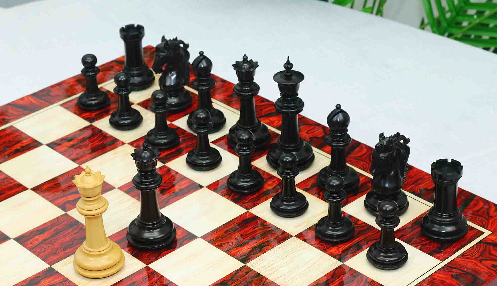 Danum Series 4.4" Premium Staunton Chess Set in Ebony Wood - Image 29