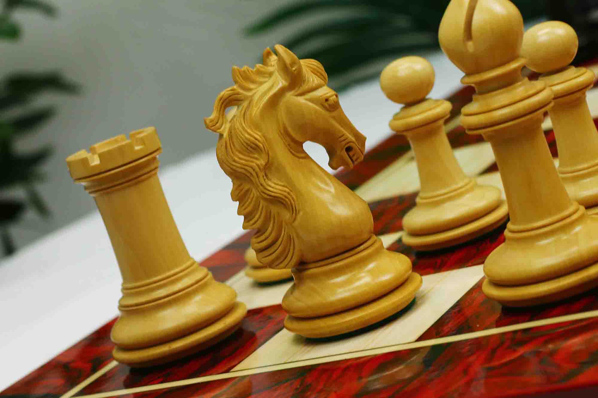 Danum Series 4.4" Premium Staunton Chess Set in Ebony Wood - Image 31