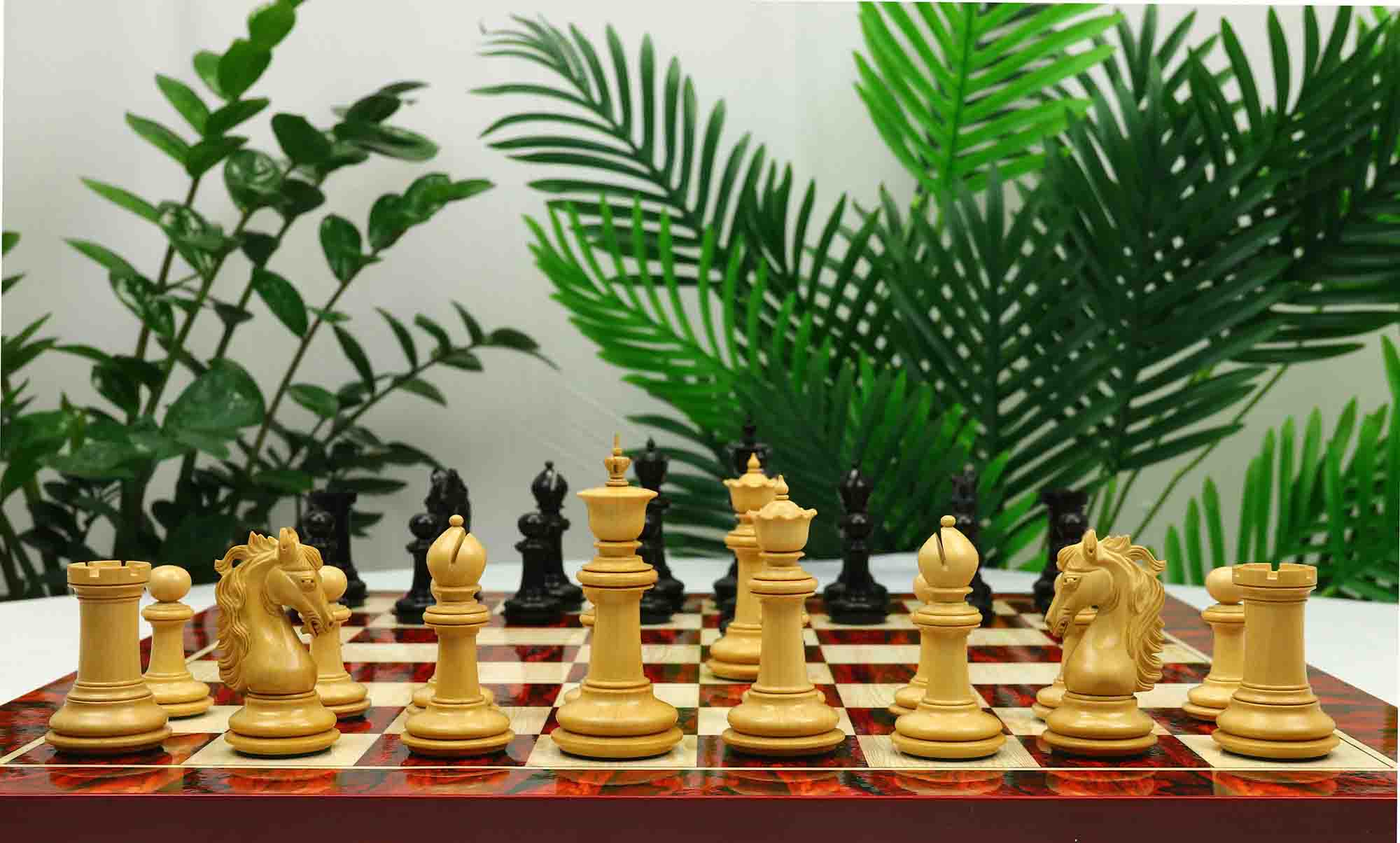 Danum Series 4.4" Premium Staunton Chess Set in Ebony Wood - Image 35