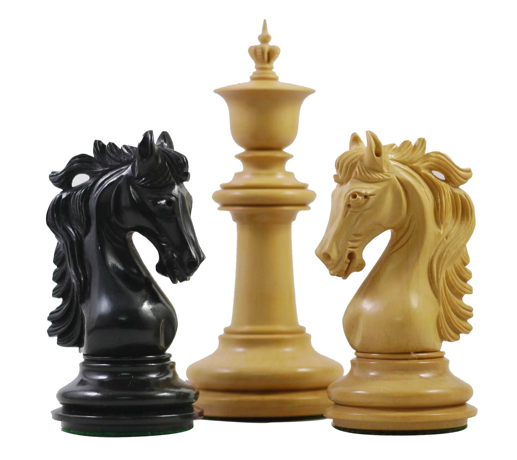 Danum Series 4.4" Premium Staunton Chess Set in Ebony Wood - Image 6