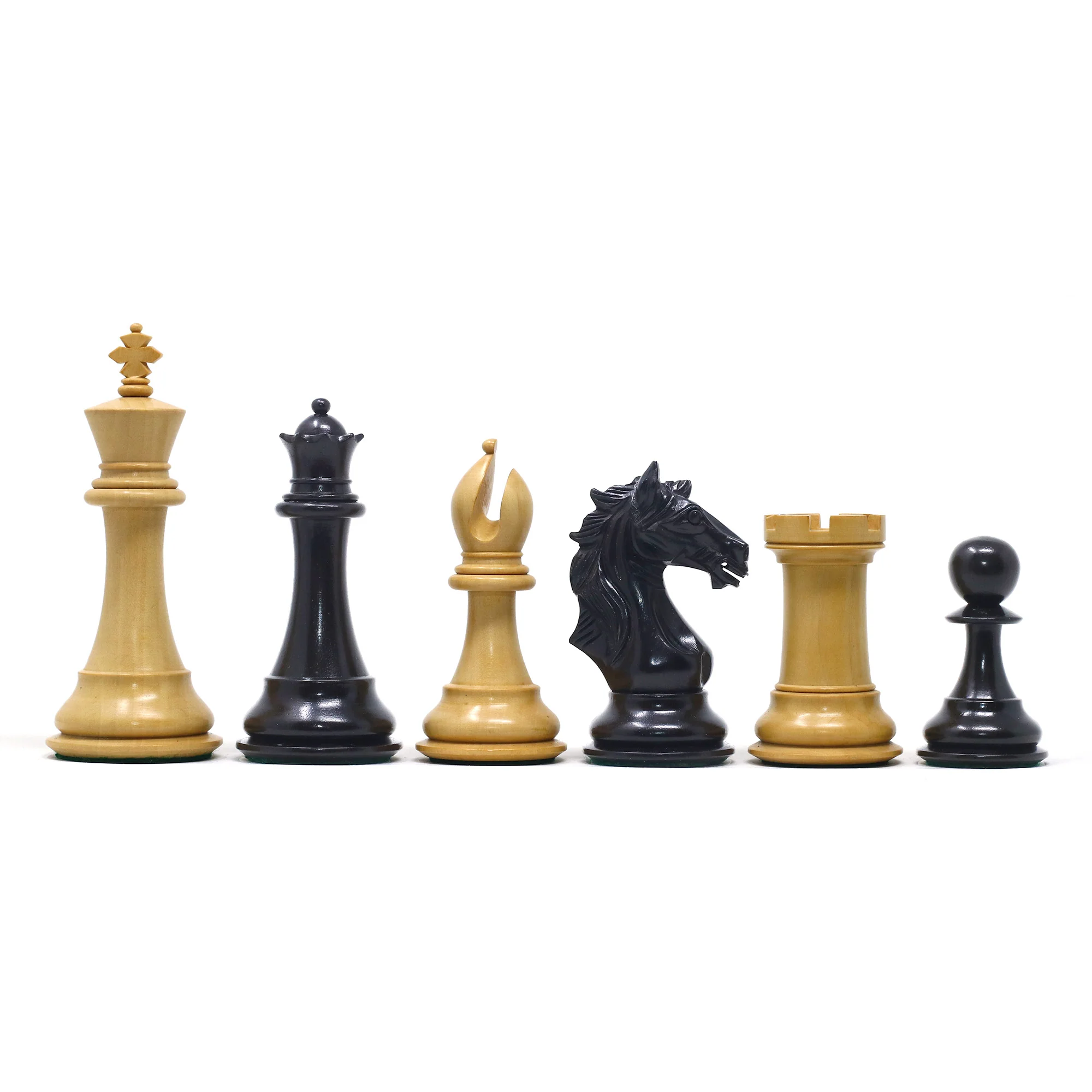 Elite Series 4.25" Luxury Staunton Chess set in Ebony/Boxwood - Image 12