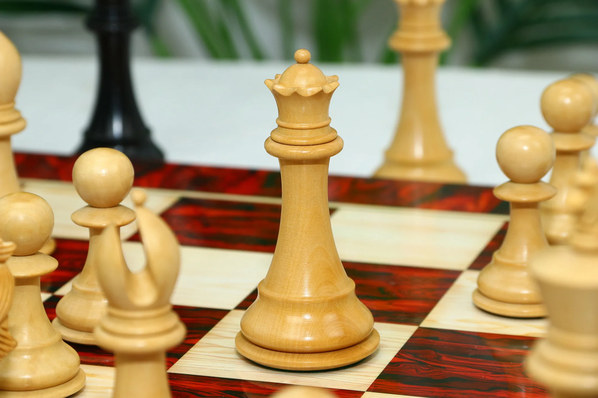 Elite Series 4.25" Luxury Staunton Chess set in Ebony/Boxwood - Image 23