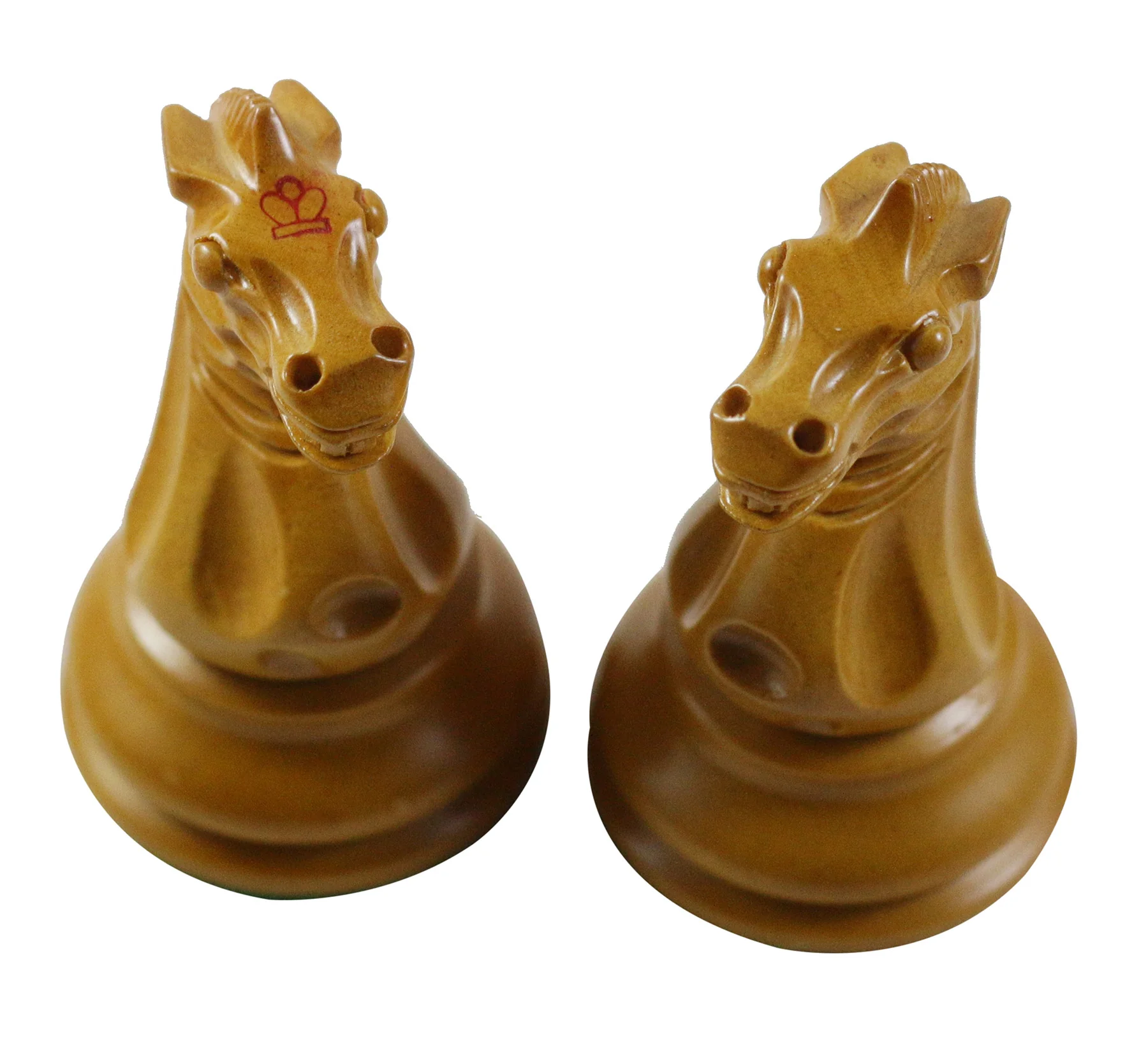 Emil Kemacny 1892-93 Reproduction Staunton Chessmen in Antiqued Boxwood/Ebonised - Image 12