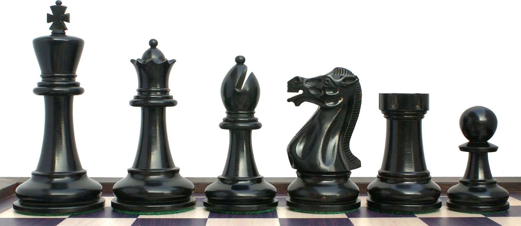 Executive Series 3.75" Premium Staunton Chess Set - Image 8