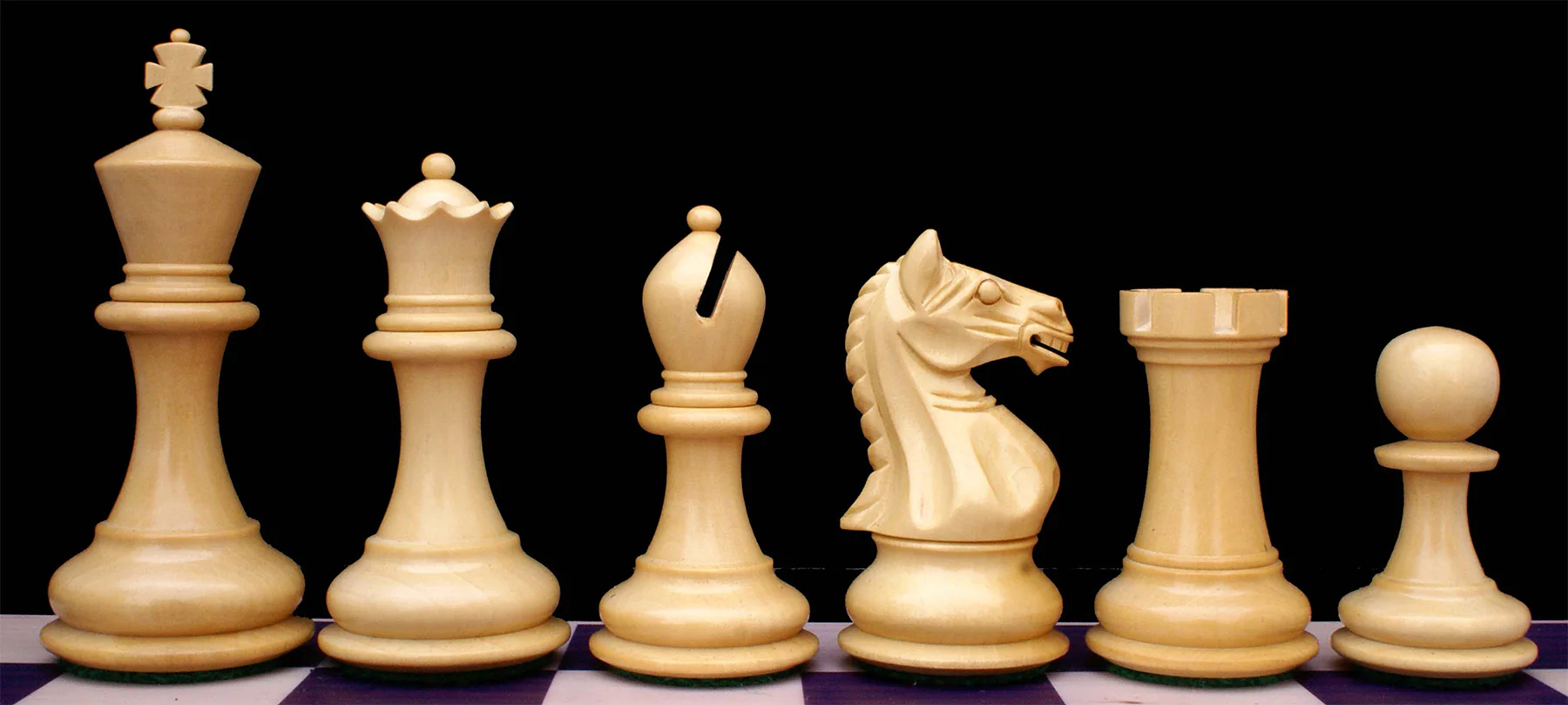 Queens Gambit Fierce Series 3" Premium Staunton Chess Set - Ebonised Boxwood - Image 7