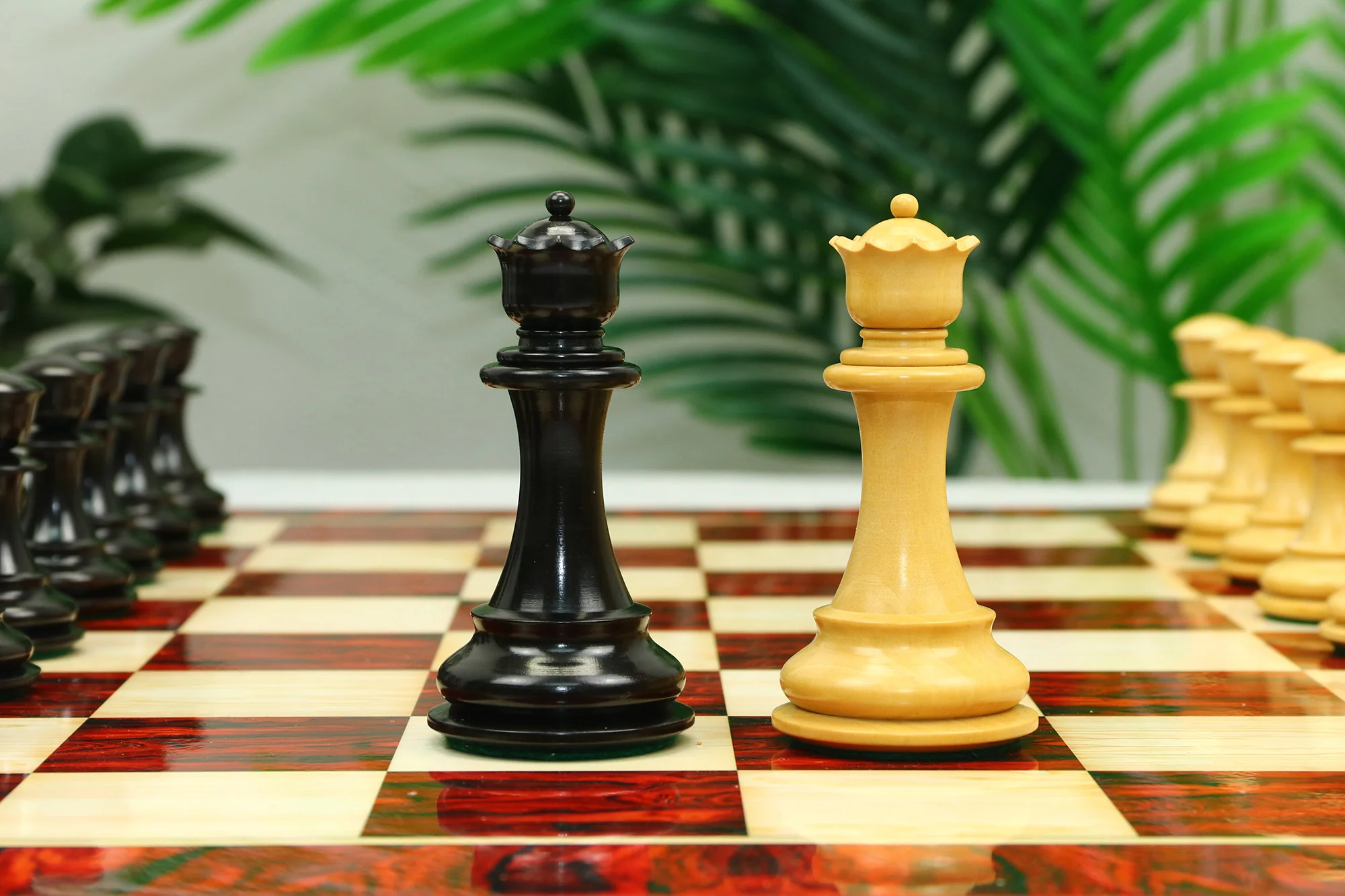 Heritage Series 4.4" Premium Staunton Ebony wood  Chess Set - Image 10