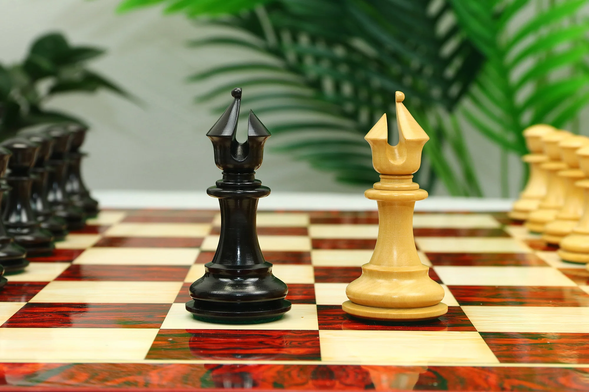 Heritage Series 4.4" Premium Staunton Ebony wood  Chess Set - Image 11