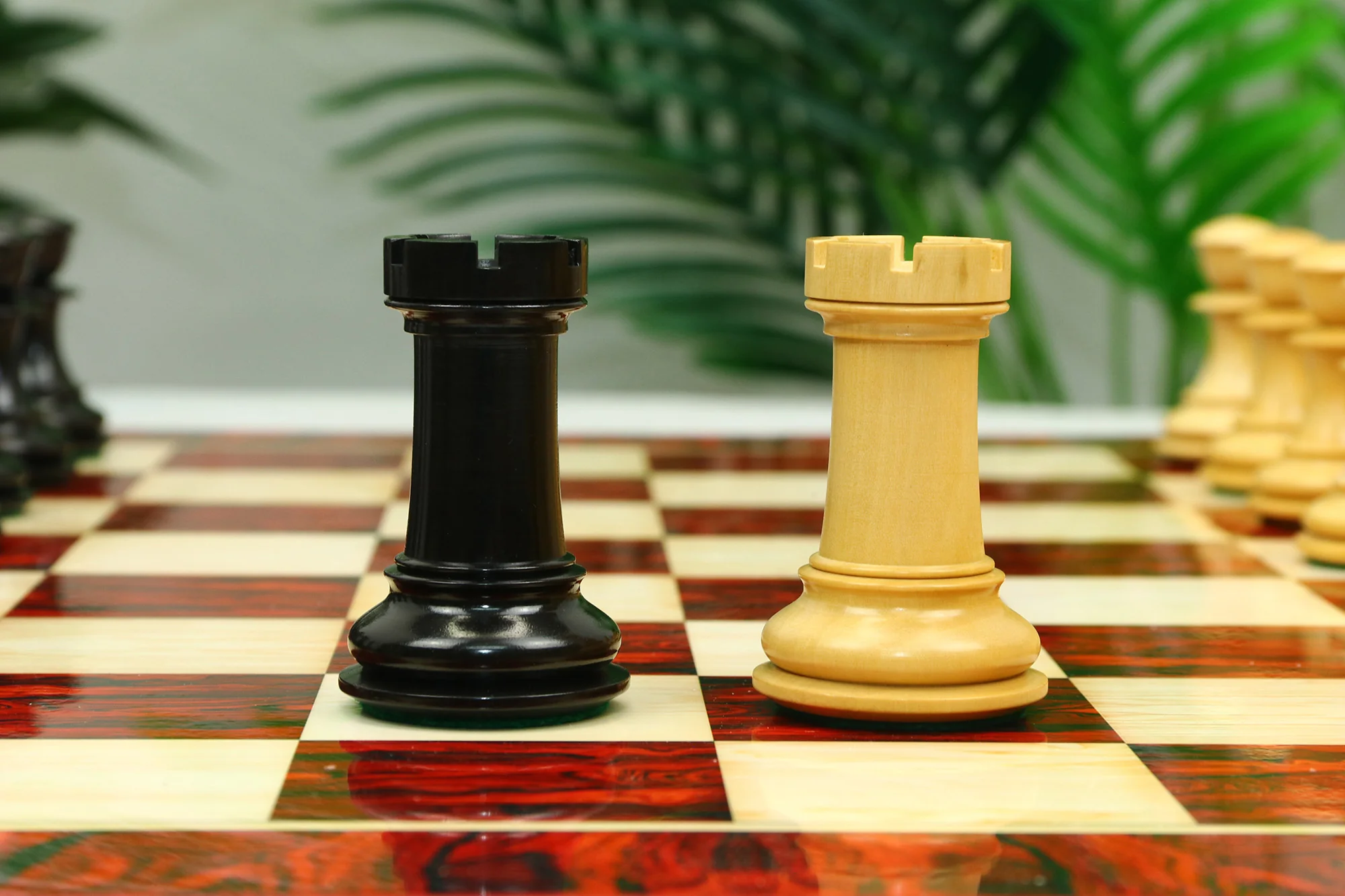 Heritage Series 4.4" Premium Staunton Ebony wood  Chess Set - Image 13