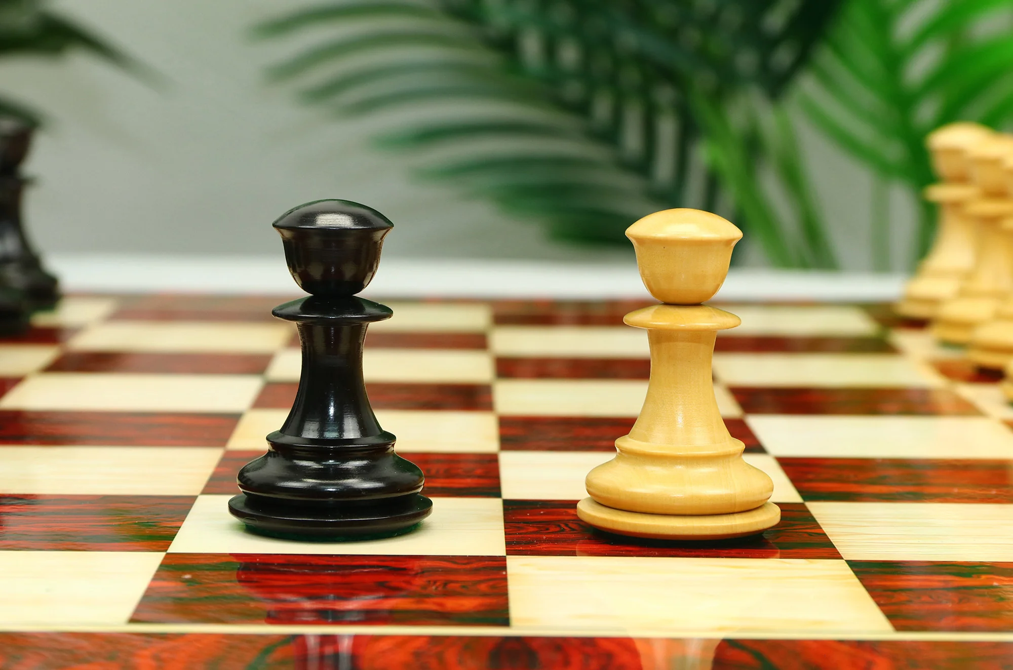 Heritage Series 4.4" Premium Staunton Ebony wood  Chess Set - Image 14