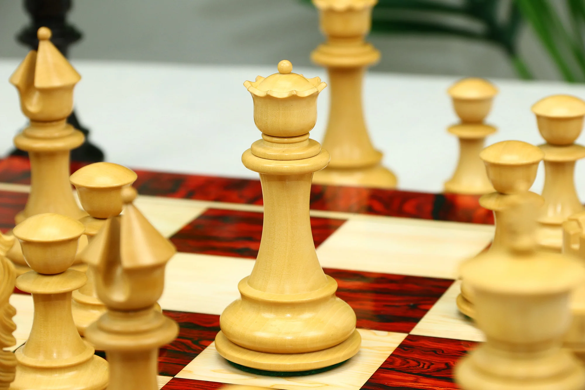 Heritage Series 4.4" Premium Staunton Ebony wood  Chess Set - Image 20