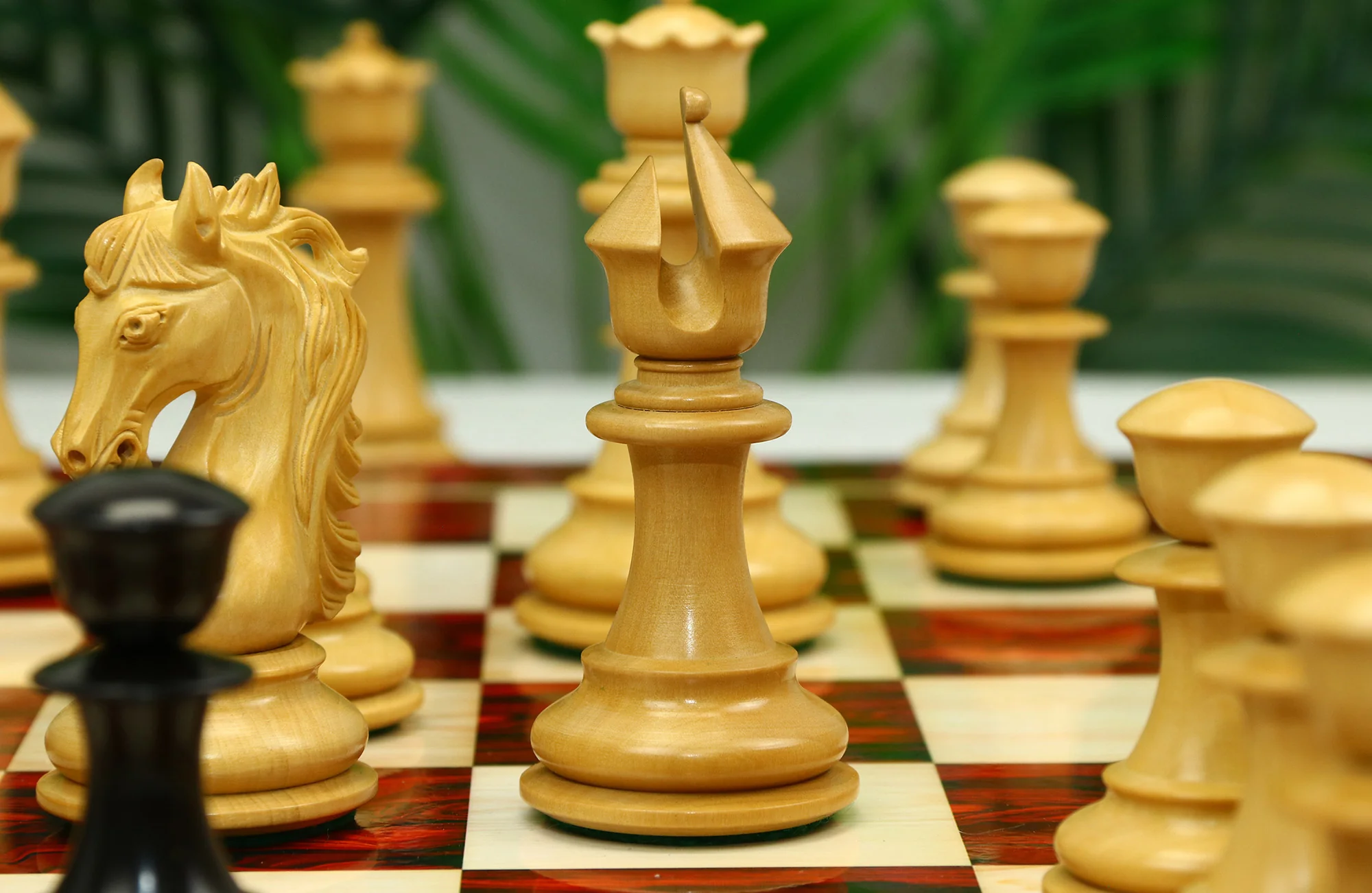 Heritage Series 4.4" Premium Staunton Ebony wood  Chess Set - Image 24