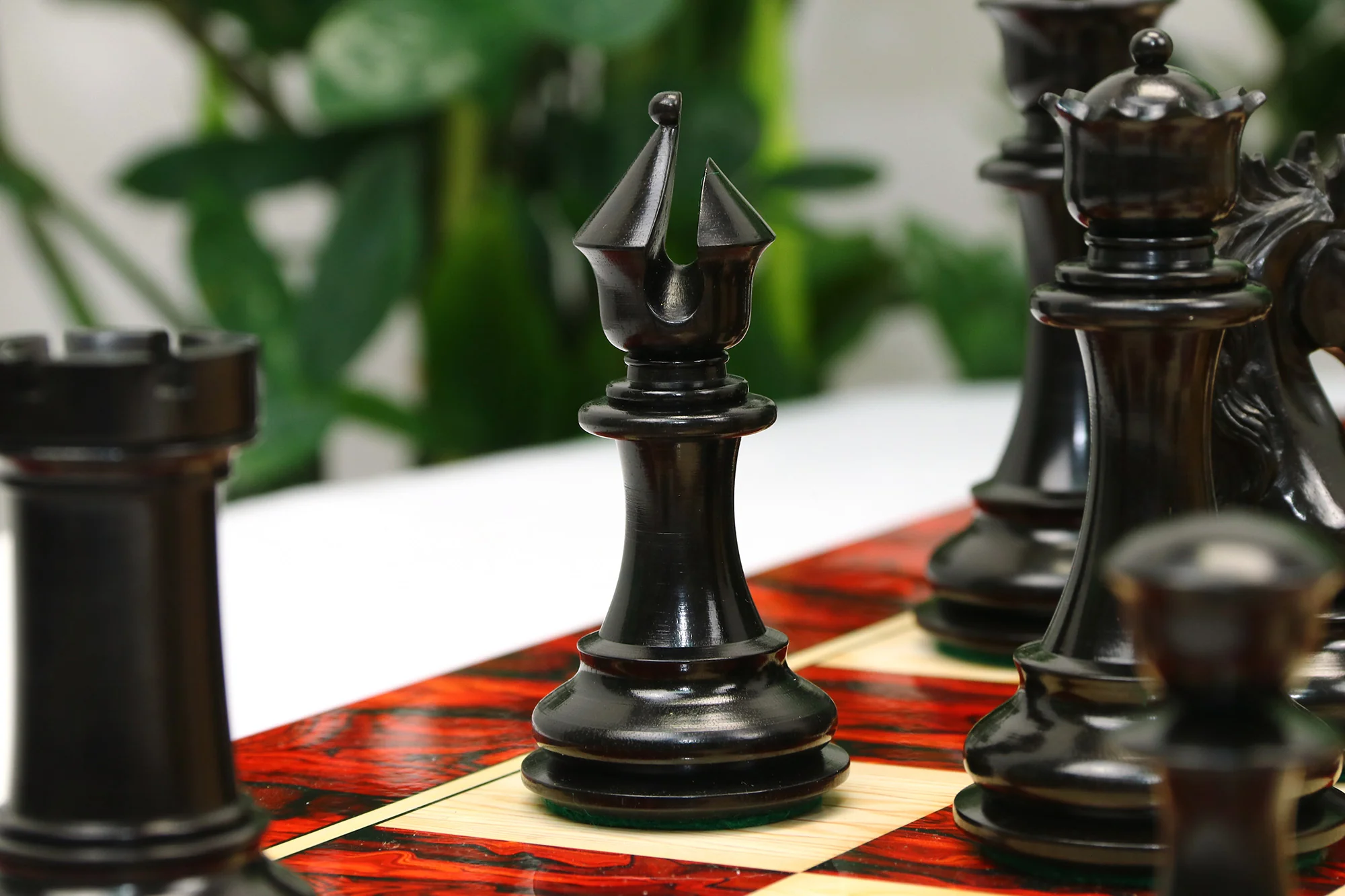 Heritage Series 4.4" Premium Staunton Ebony wood  Chess Set - Image 25