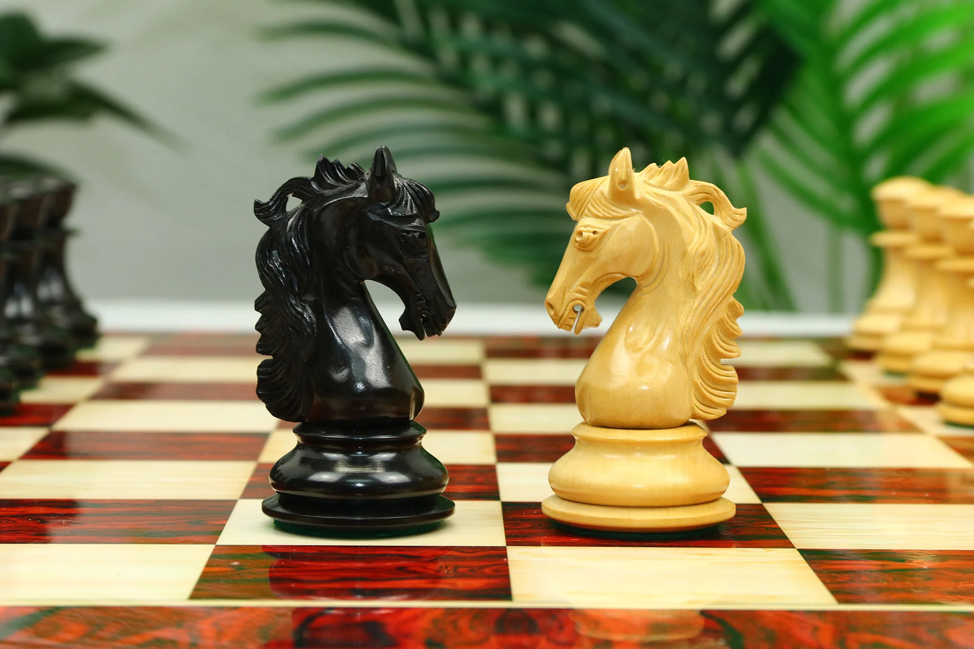 Heritage Series 4.4" Premium Staunton Ebony wood  Chess Set - Image 28