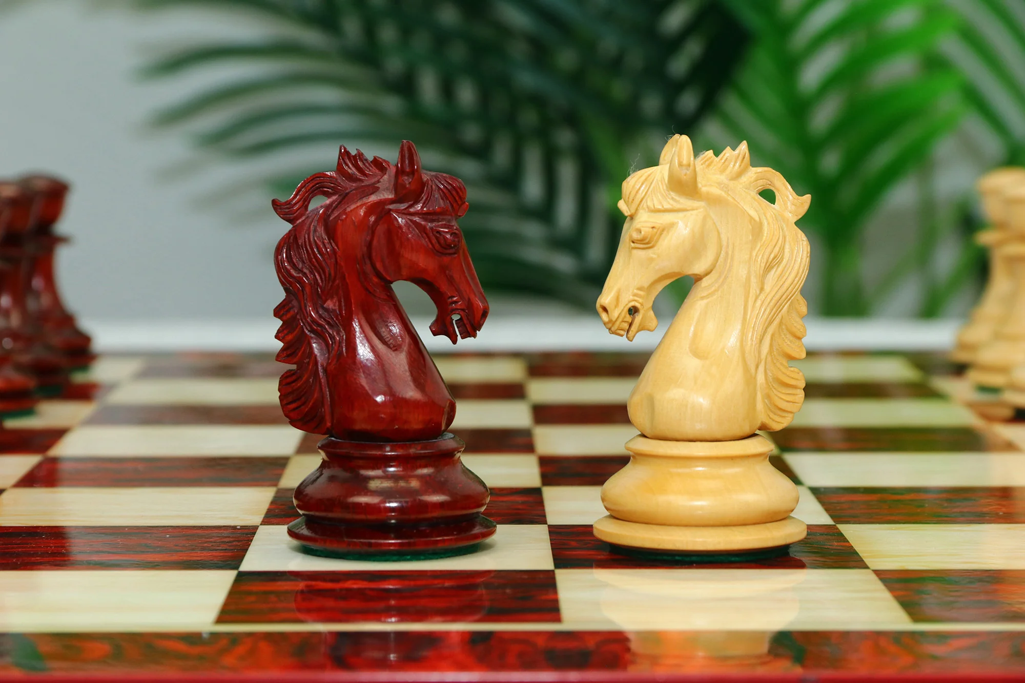 Heritage Series 4.4" Luxury Staunton in African Padouk & Boxwood Wood Chess Set - Image 16
