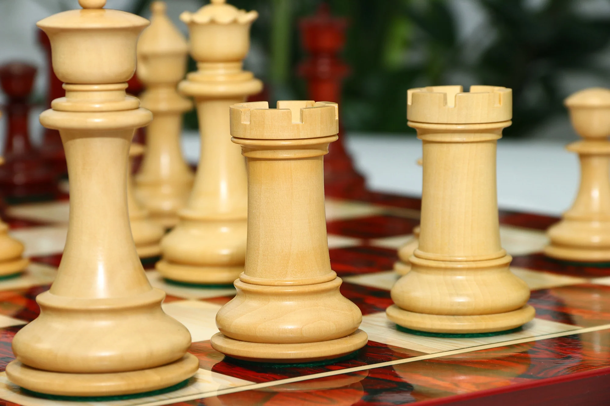 Heritage Series 4.4" Luxury Staunton in African Padouk & Boxwood Wood Chess Set - Image 19