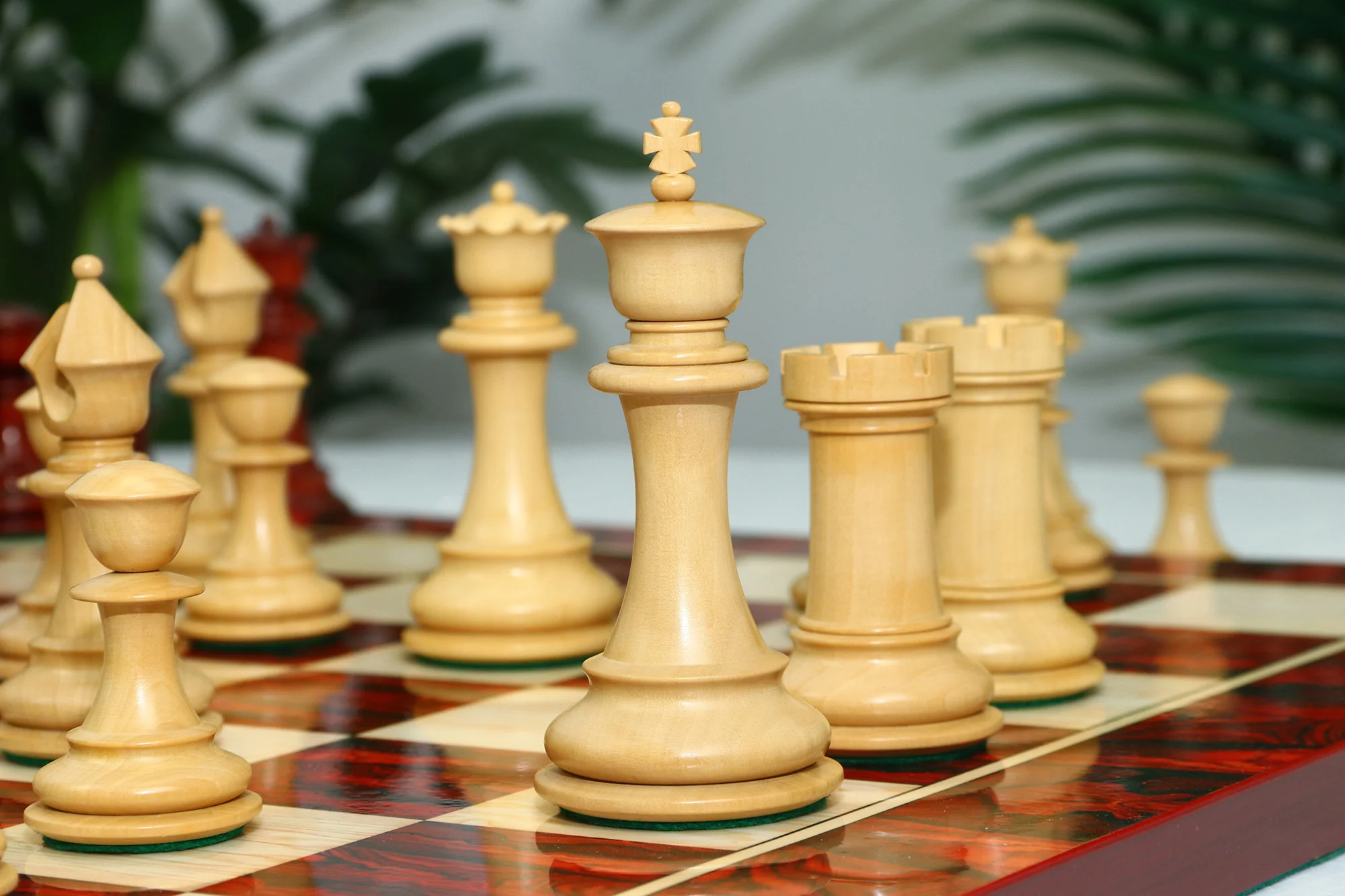 Heritage Series 4.4" Luxury Staunton in African Padouk & Boxwood Wood Chess Set - Image 20
