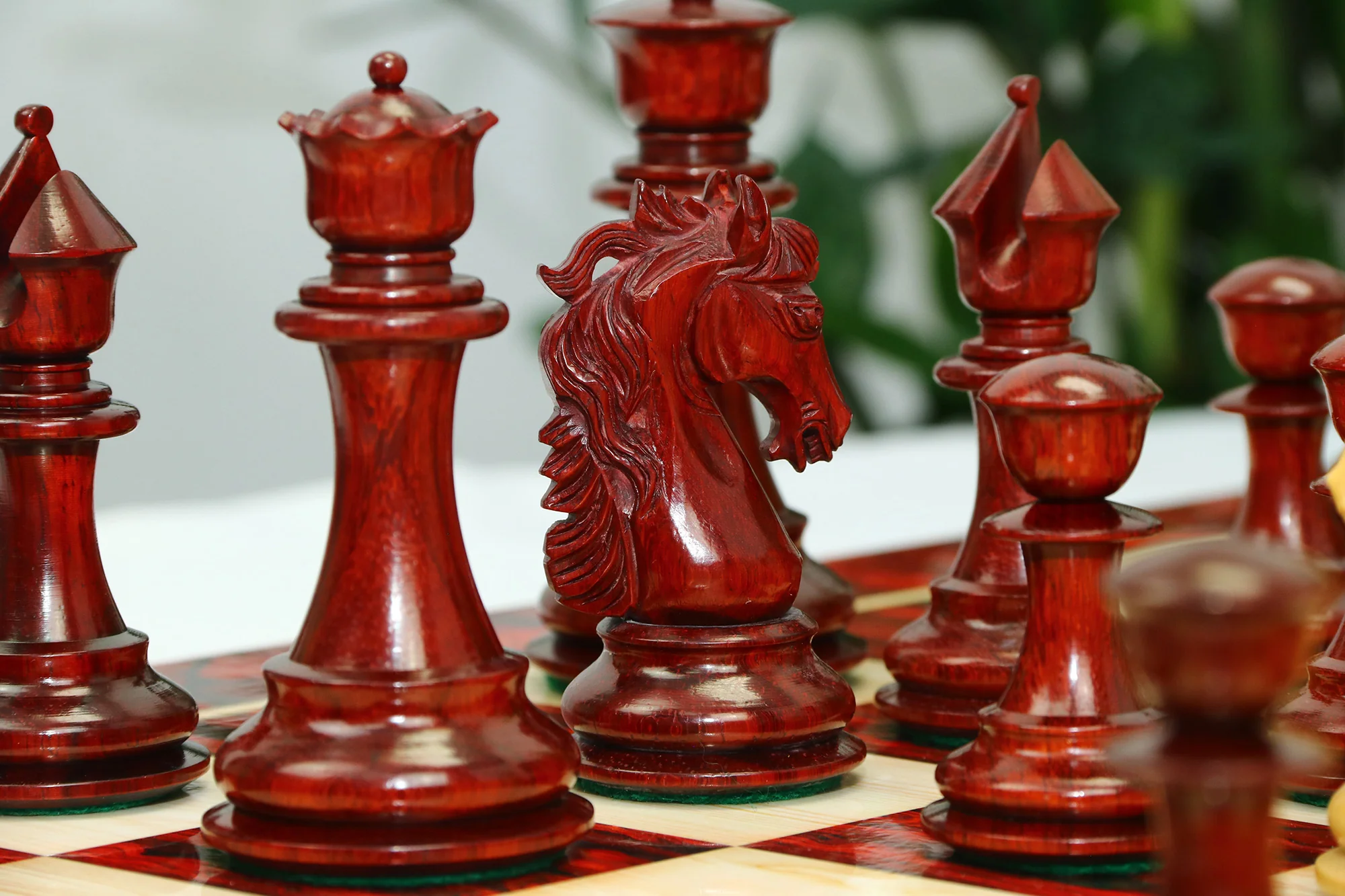 Heritage Series 4.4" Luxury Staunton in African Padouk & Boxwood Wood Chess Set - Image 23