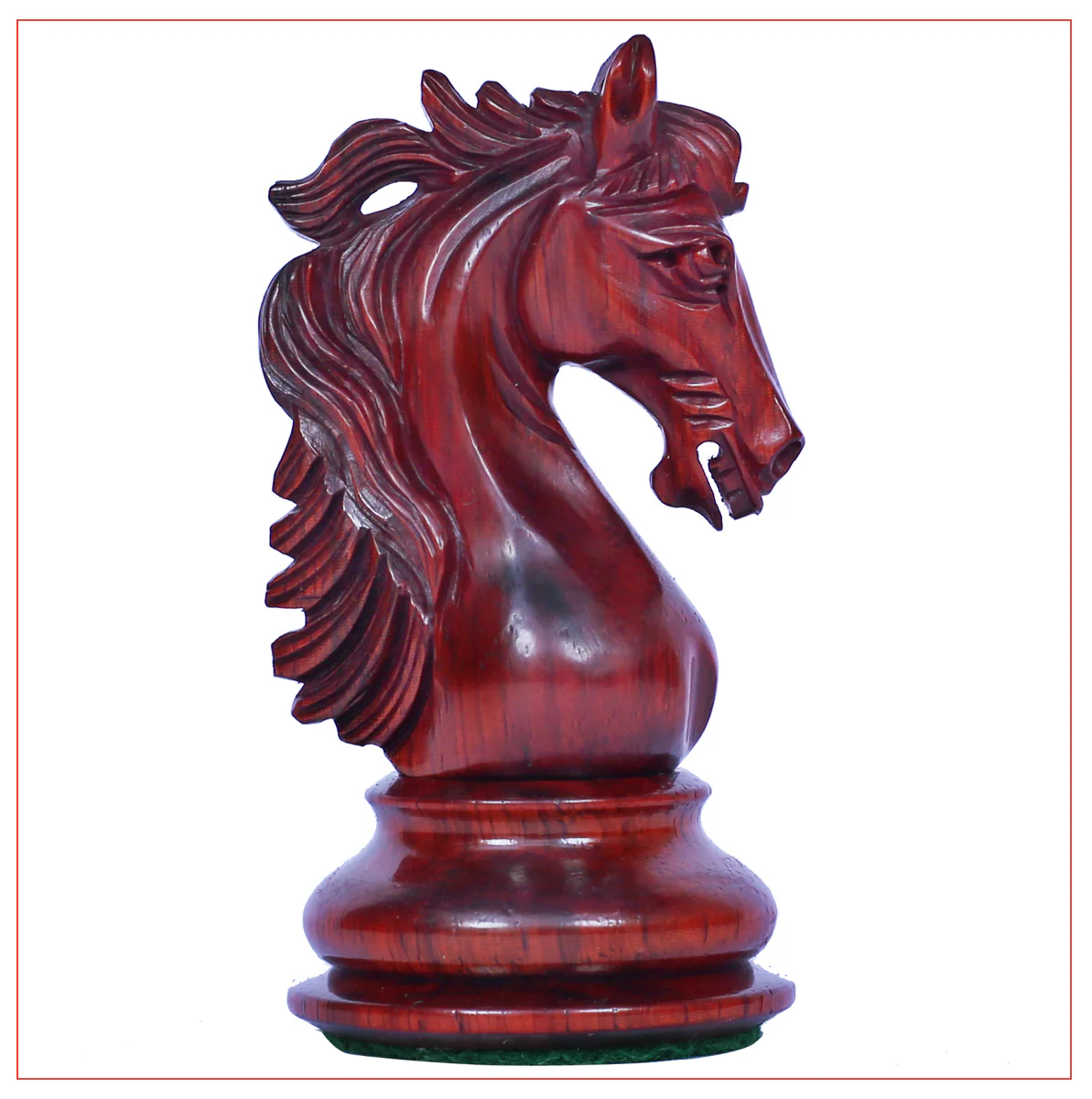 Heritage Series 4.4" Staunton African Padouk Chess Set - Image 10
