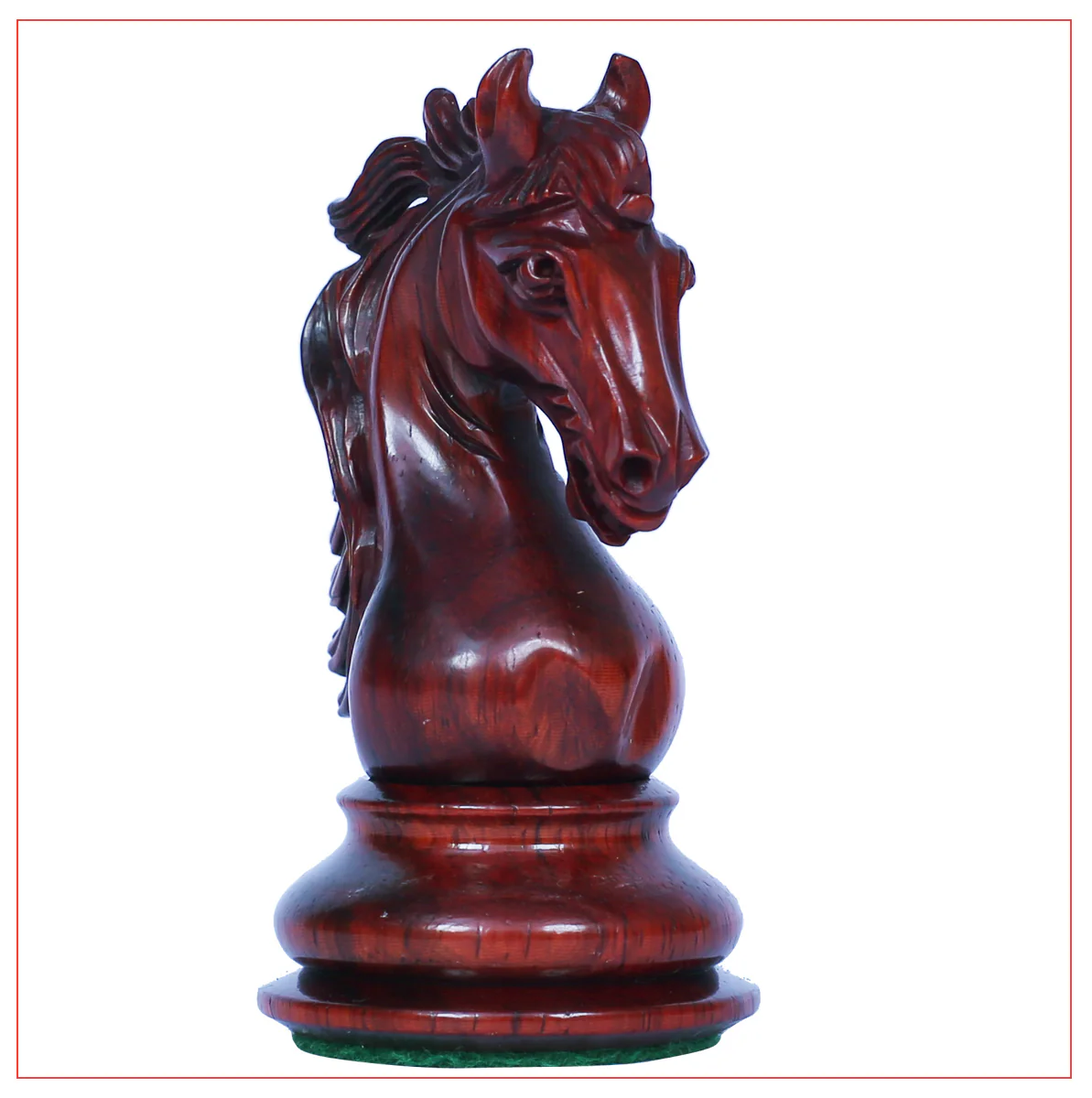 Heritage Series 4.4" Staunton African Padouk Chess Set - Image 12