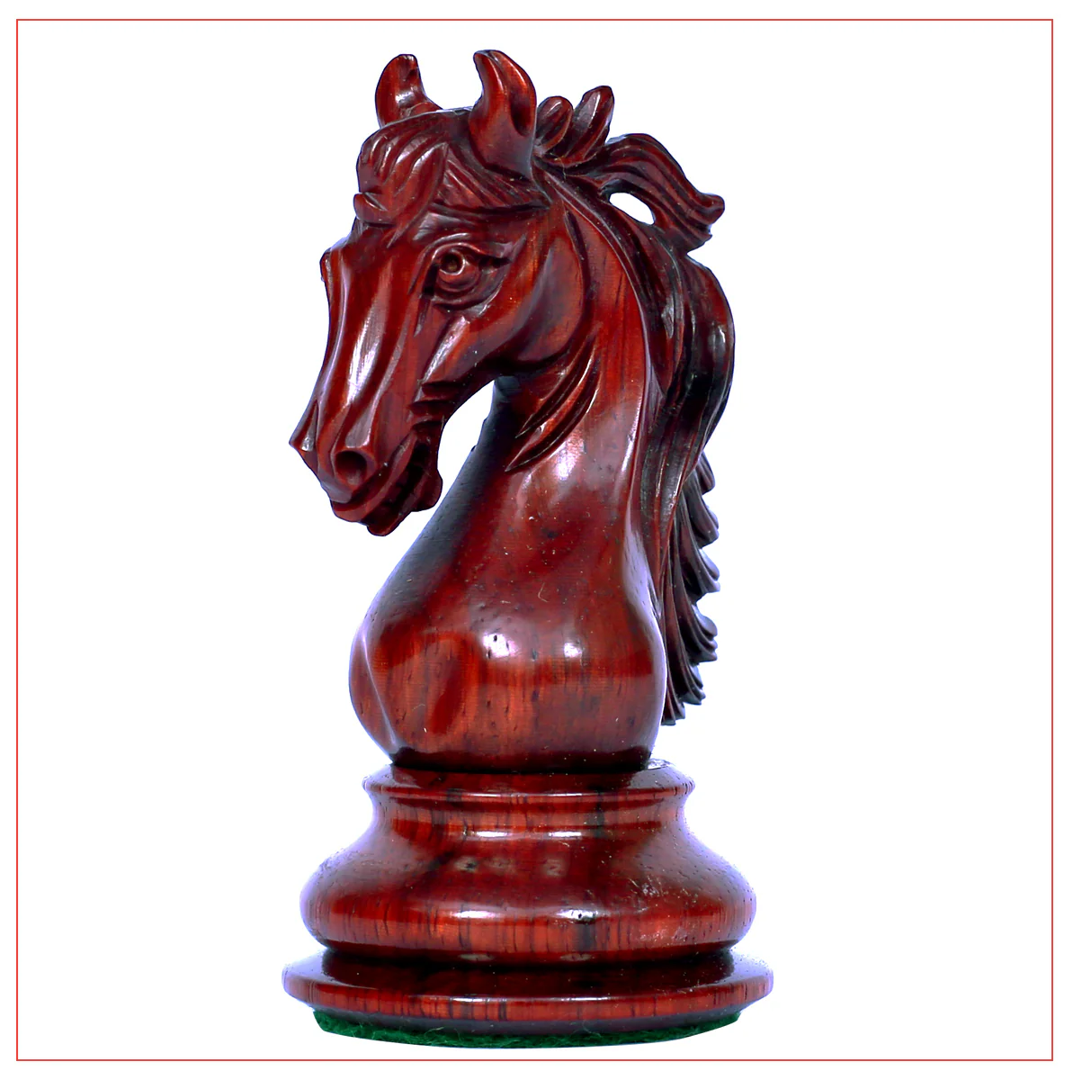 Heritage Series 4.4" Staunton African Padouk Chess Set - Image 14