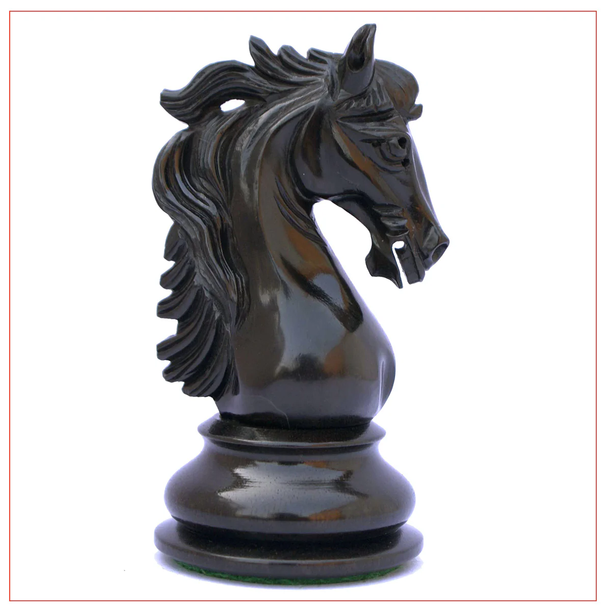 Heritage Series Ebony Staunton 4.4" Chess Set - Image 11