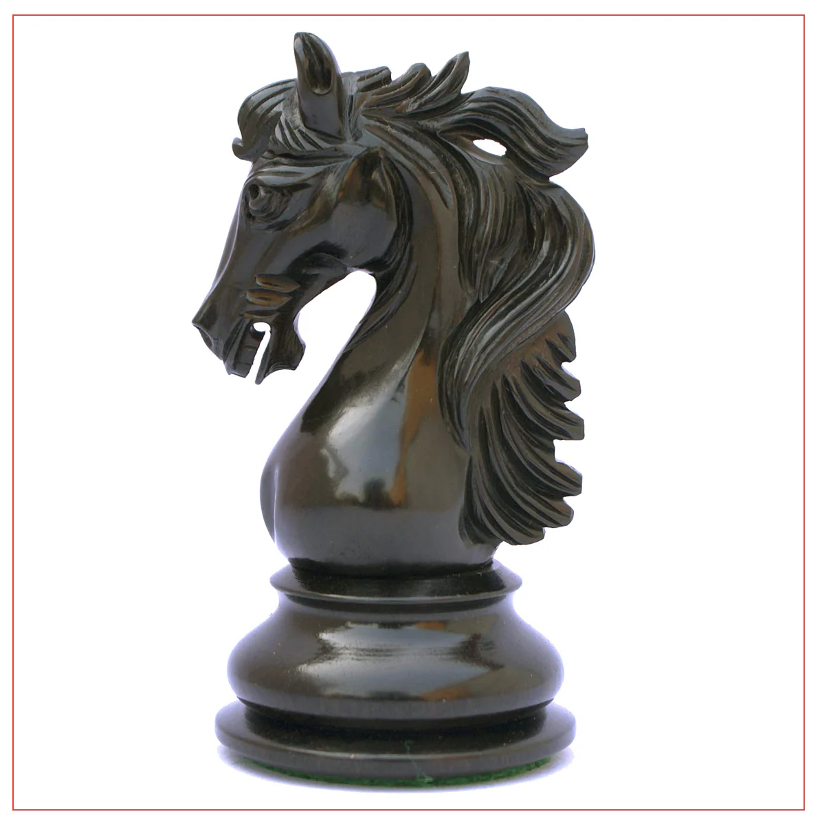 Heritage Series Ebony Staunton 4.4" Chess Set - Image 13