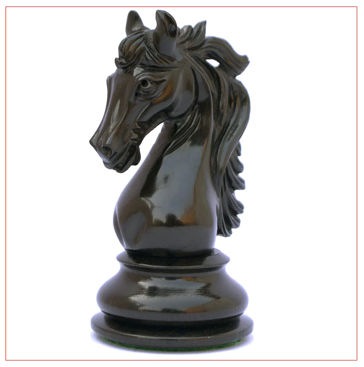 Heritage Series Ebony Staunton 4.4" Chess Set - Image 9