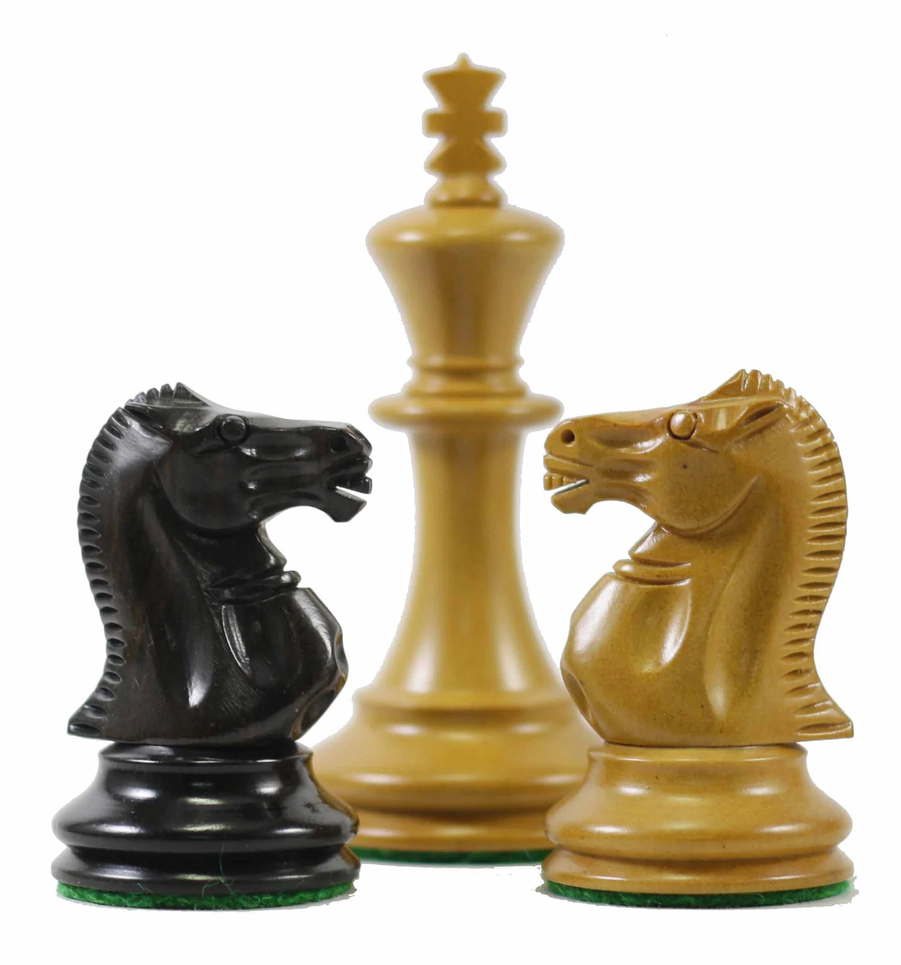 Jaques 1867 Small Club Library 3.275" Ebony wood Chess Set - Image 8
