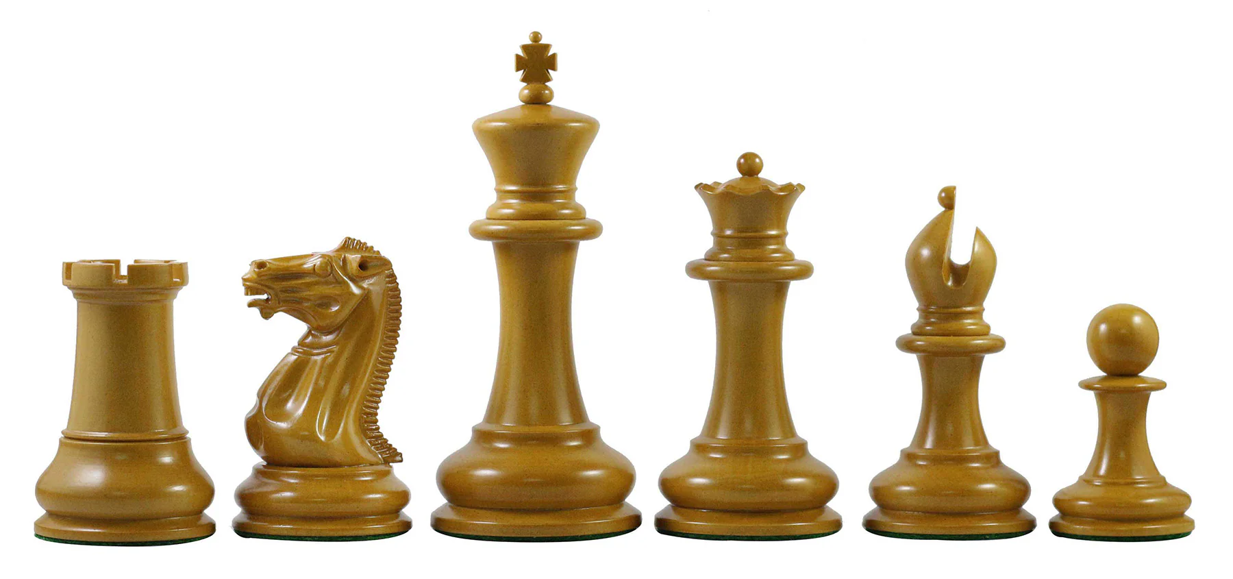 Jaques Reproduction 1850-55 Staunton Antiqued/Ebonised 4.4" Chess Pieces - Image 8