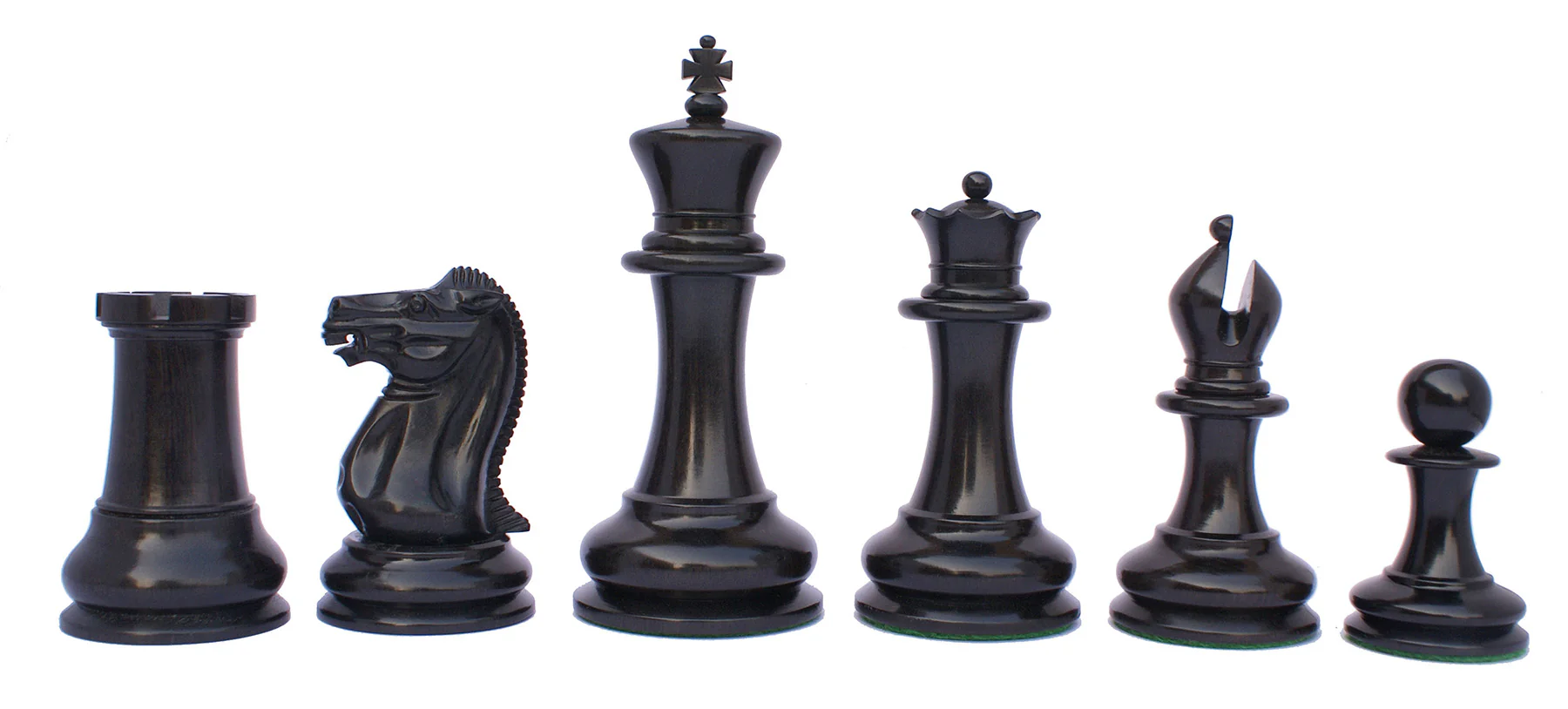 Jaques Reproduction 1870-75 Wooden Chess Pieces Ebony/Boxwood - Image 7
