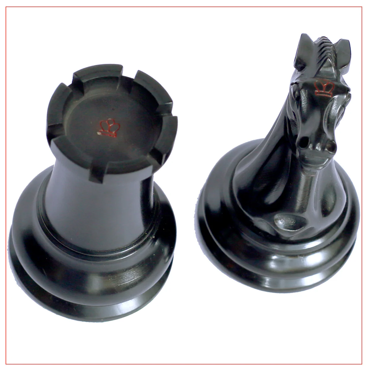 Jaques Reproduction 4.4" Circa 1850-55 Staunton Natural/Ebony Chess Set - Image 4